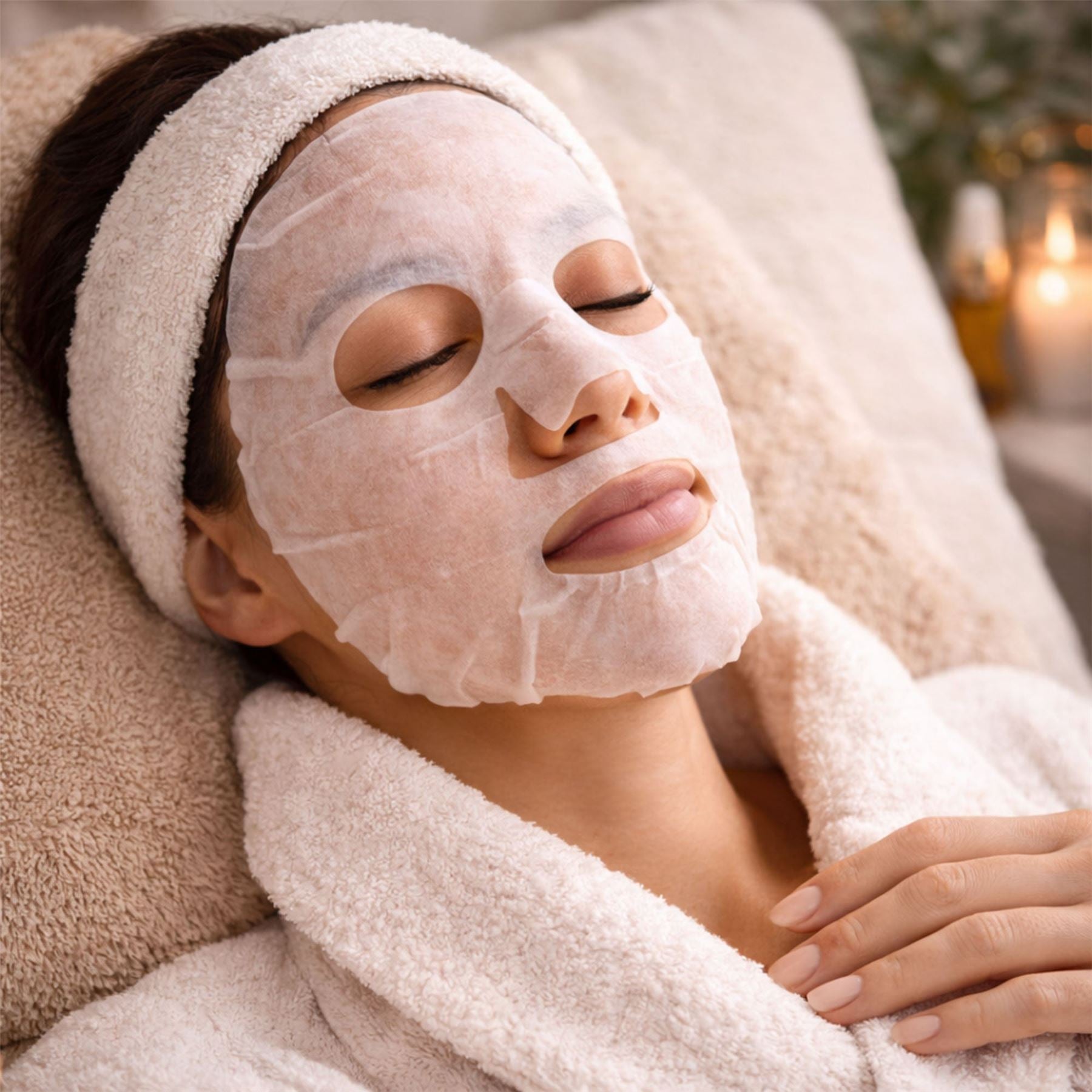 Dr Botanicals Ultra Brightening Facial Mask with Vitamin C and Hyaluronic Acid (Pack of 10)