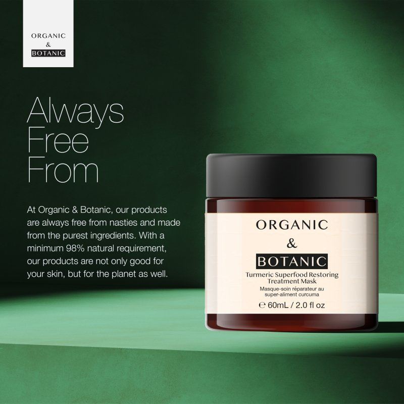 Masque de soin réparateur avancé au curcuma et superaliment 60 ml