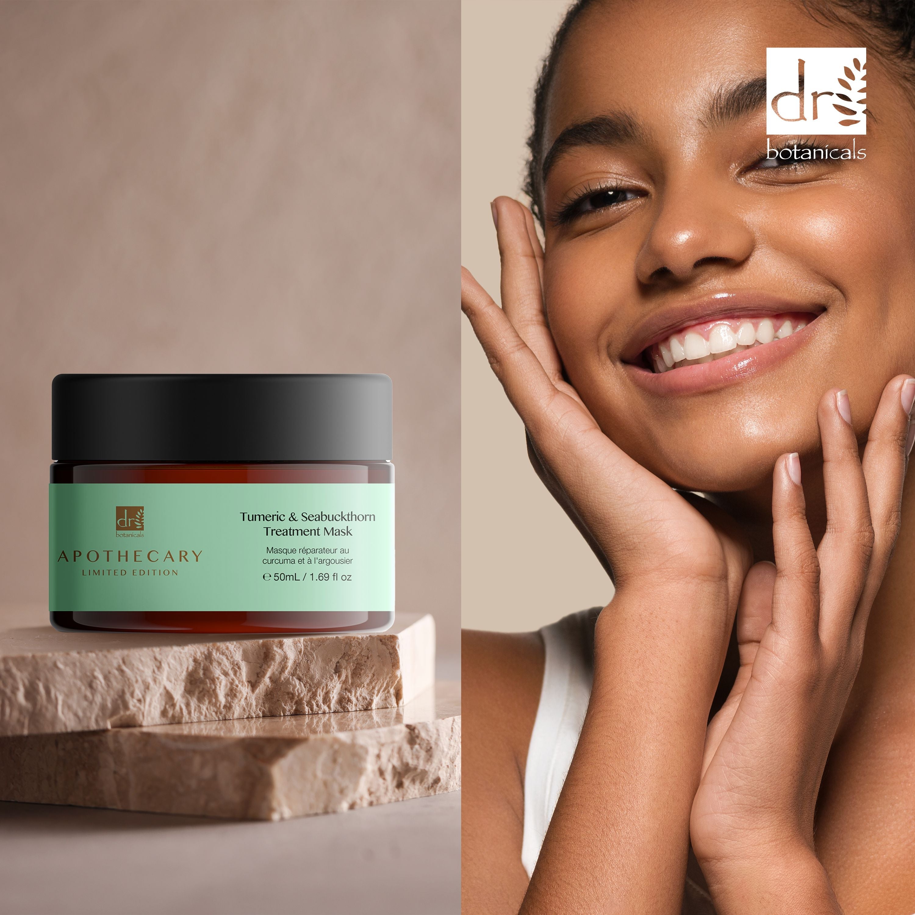 Kurkuma- und Sanddorn-Gesichtsmaske 50 ml