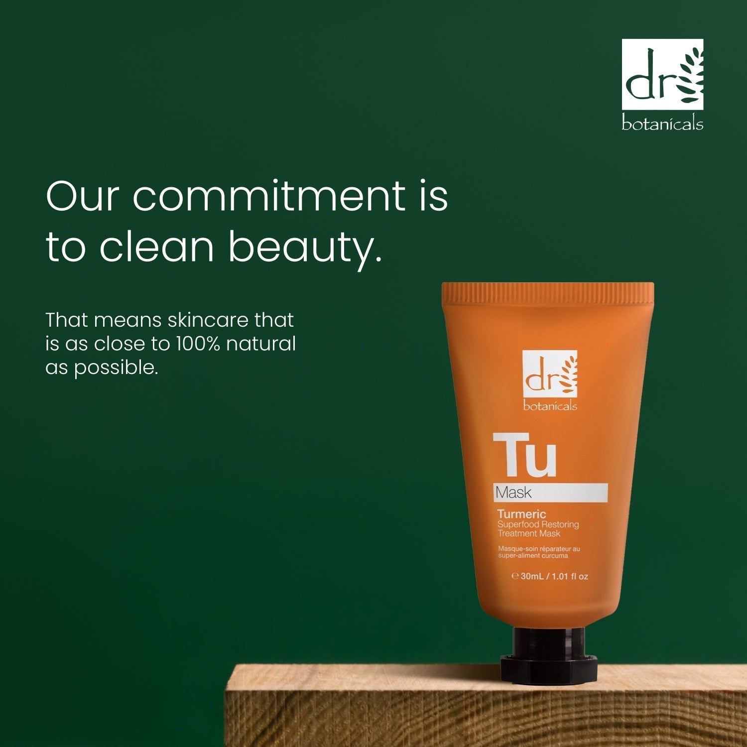 Masque de soin réparateur avancé au curcuma et superaliment 30 ml