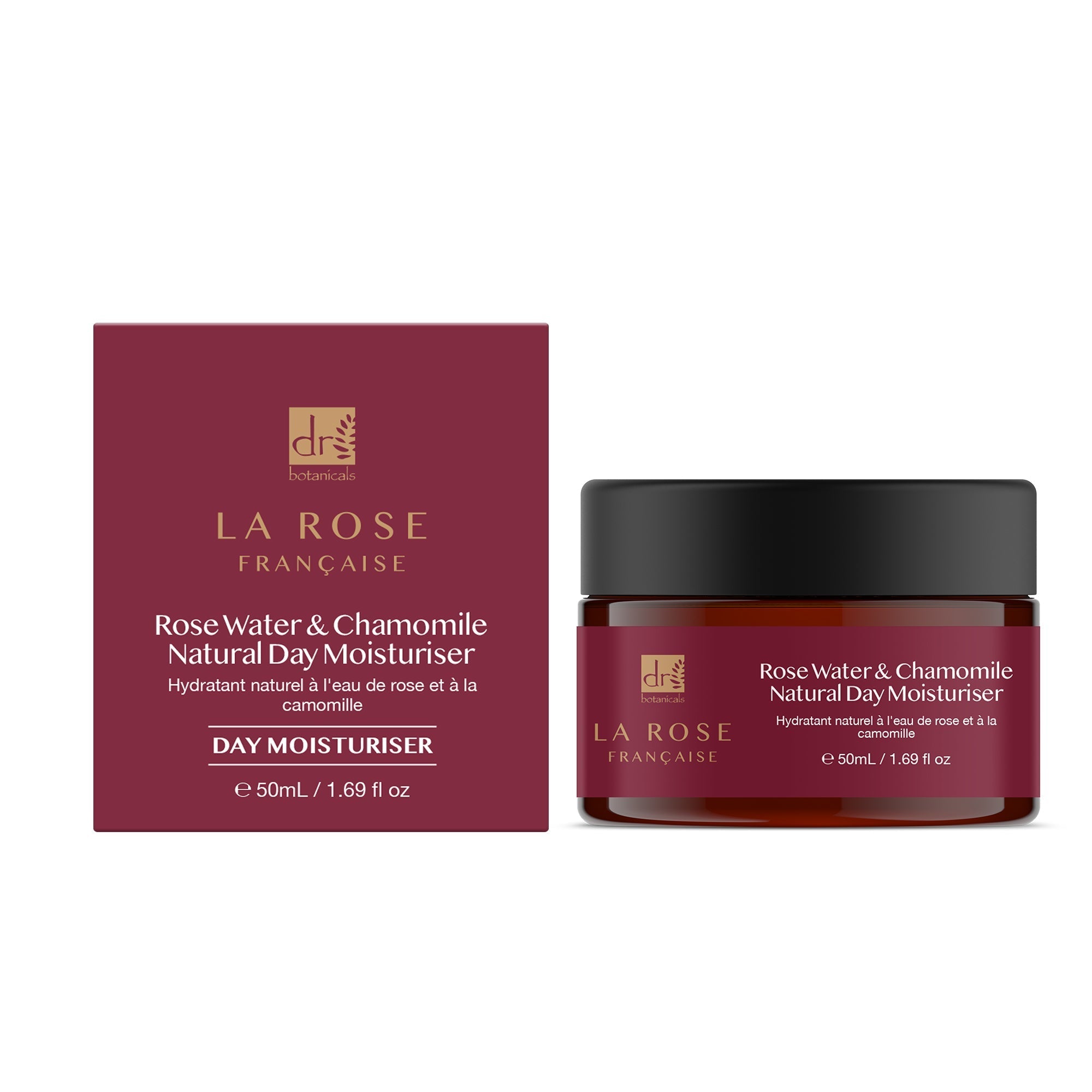 La Rose Française Crème hydratante de jour 50 ml Pack économique double