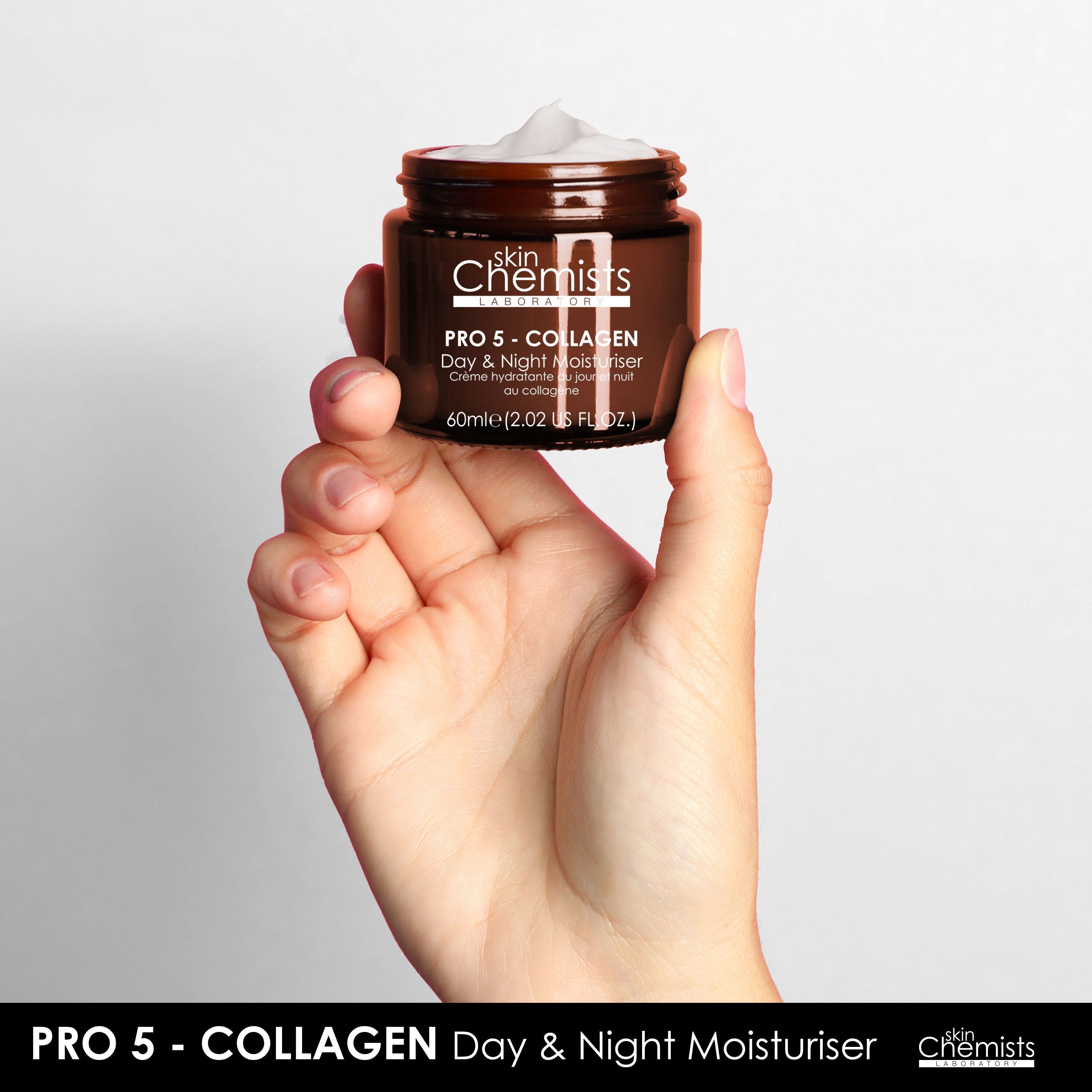 Crème hydratante de jour et de nuit Pro-5 Collagen 60 ml