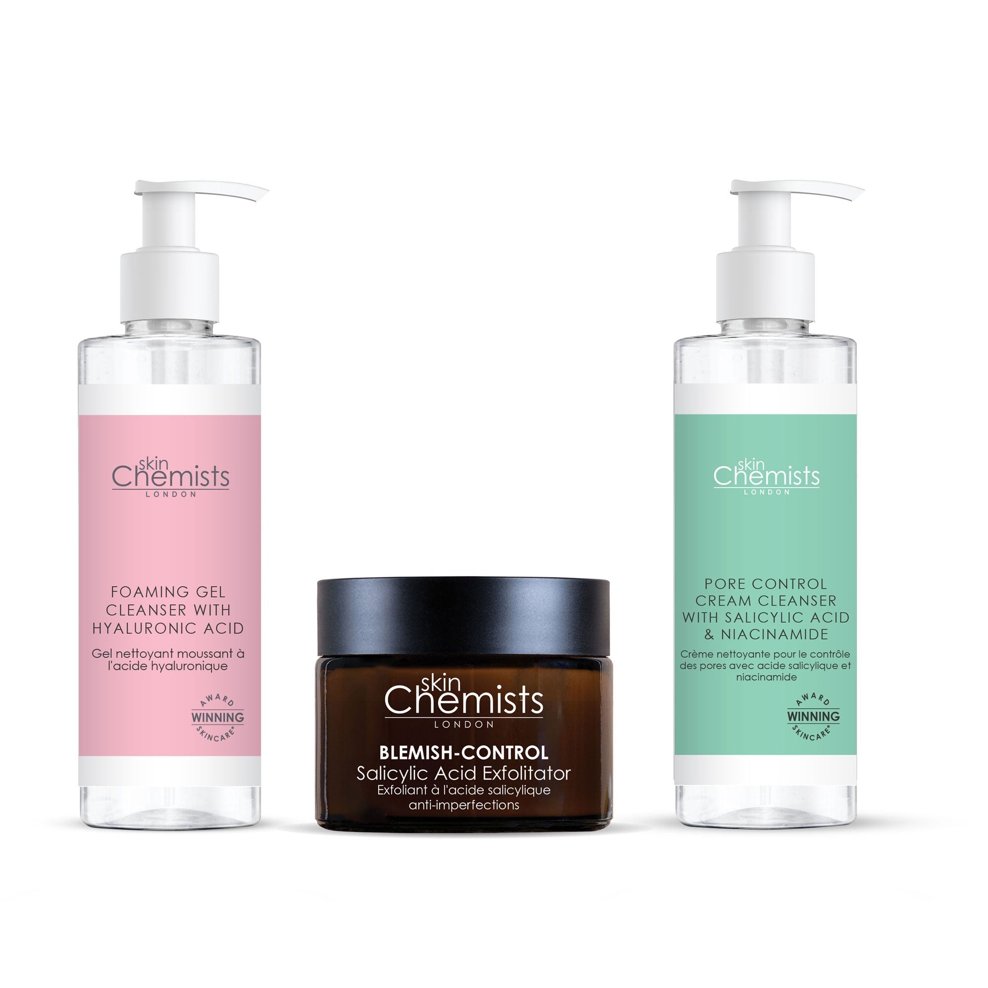 Kit anti-âge pour le contrôle de l'acné et des imperfections