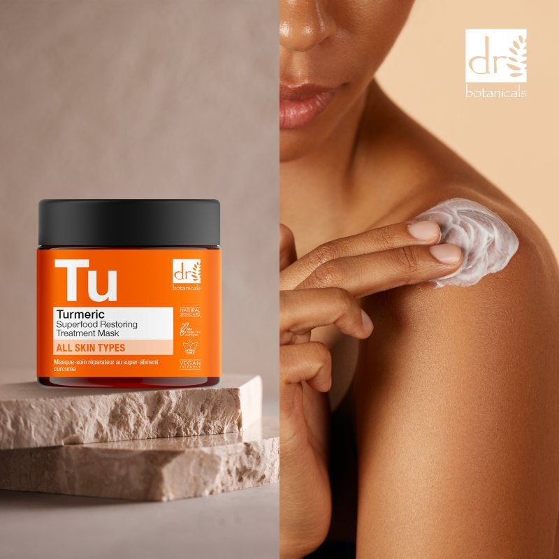 Masque de soin réparateur au curcuma (super-aliment) 60 ml