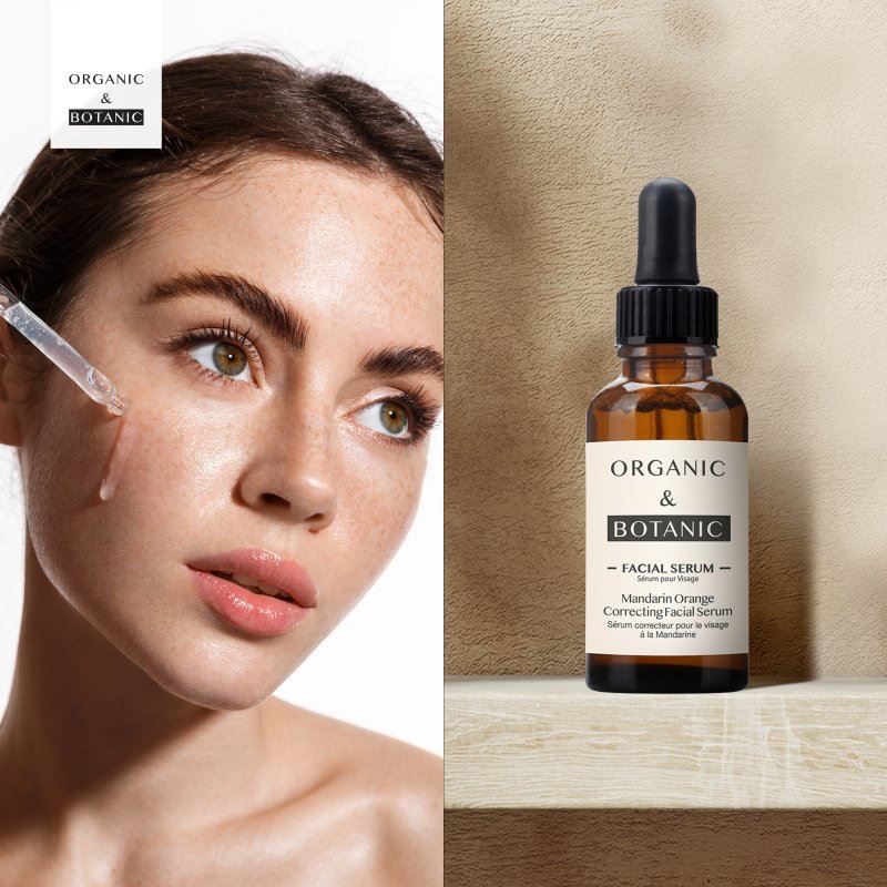 Sérum correcteur visage à l'orange mandarine 30 ml