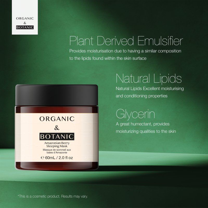 Schlafmaske mit Amazonasbeerenextrakt, 60 ml