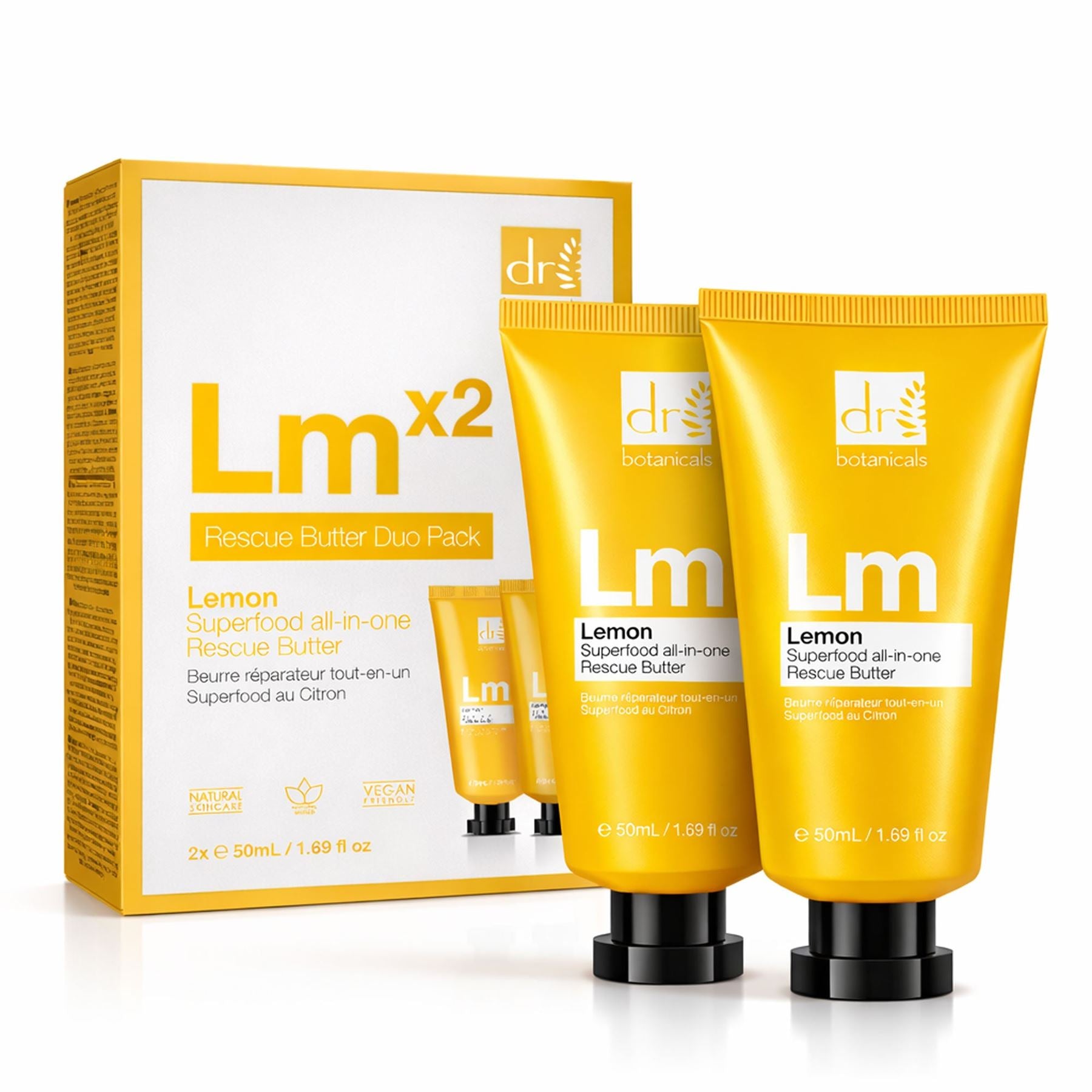 Beurre réparateur tout-en-un au citron et superaliment, duo de 100 ml