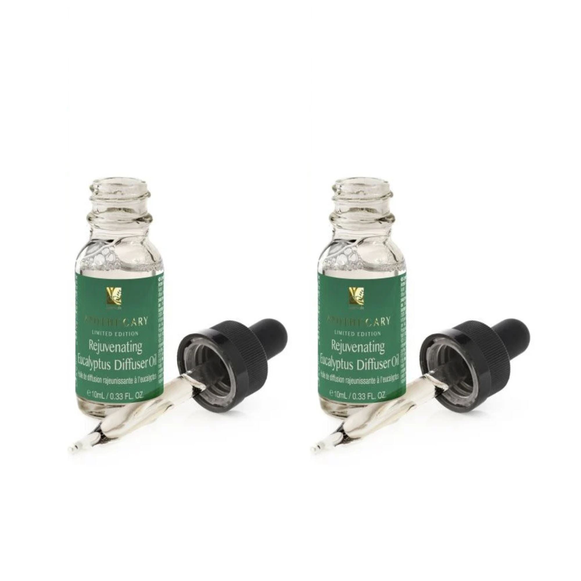 Huile pour diffuseur à l'eucalyptus revitalisante 10 ml - Lot de 2 à prix avantageux