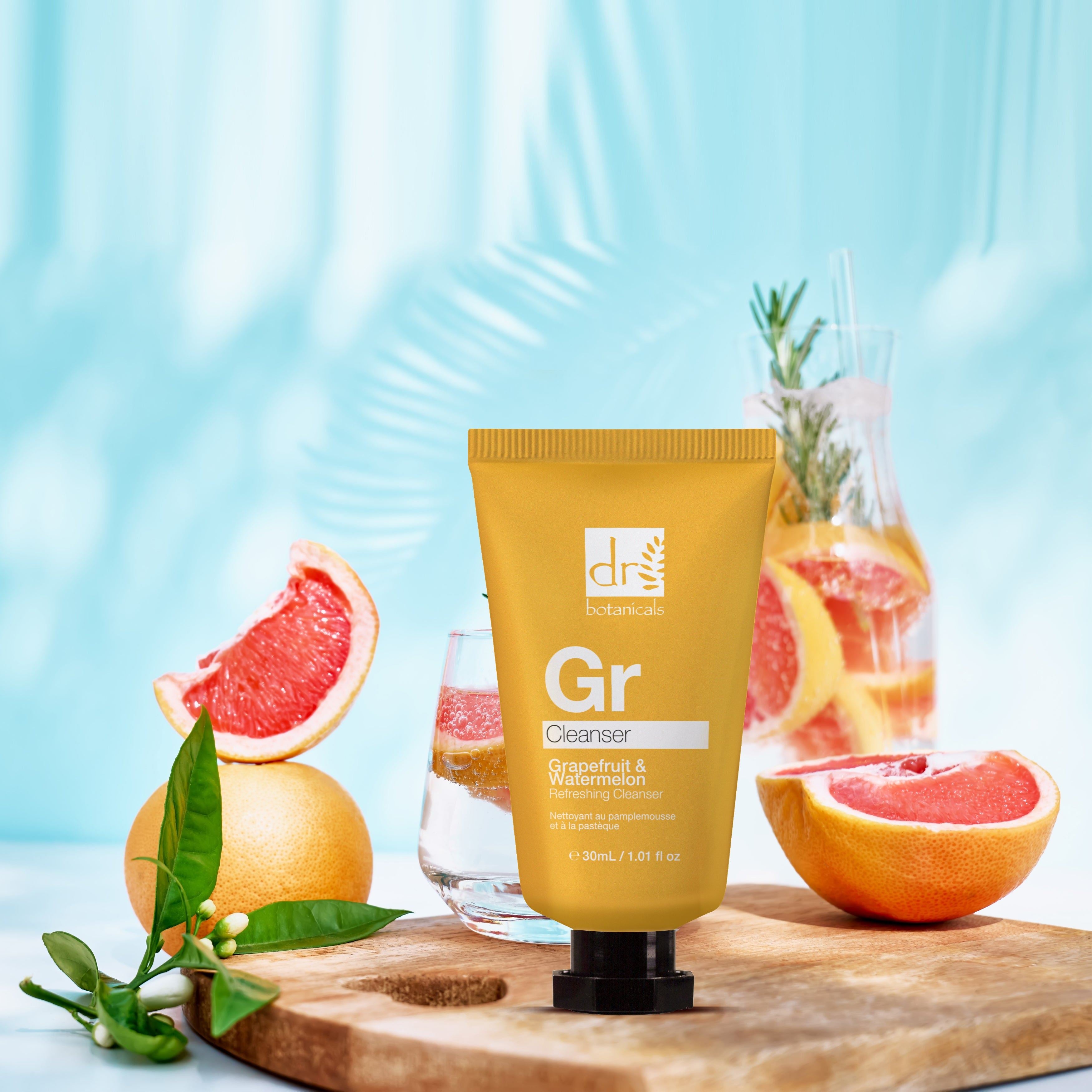 Duo nettoyant rafraîchissant pamplemousse et pastèque