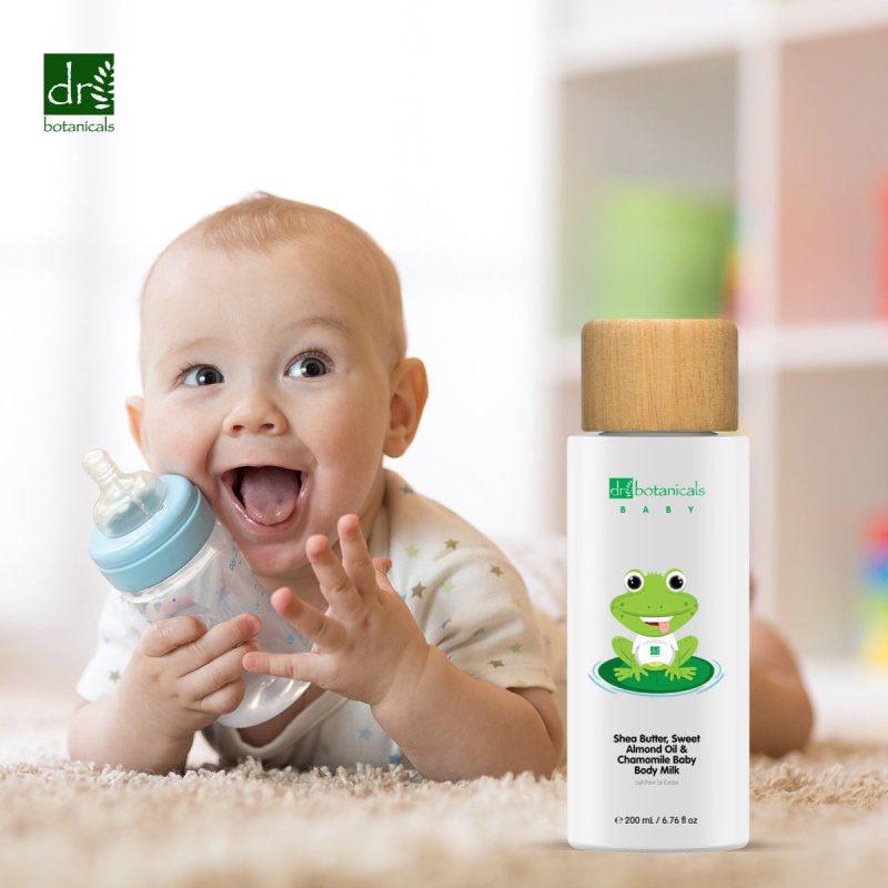 Kit shampoing et gel douche, huile corporelle et lait pour bébé
