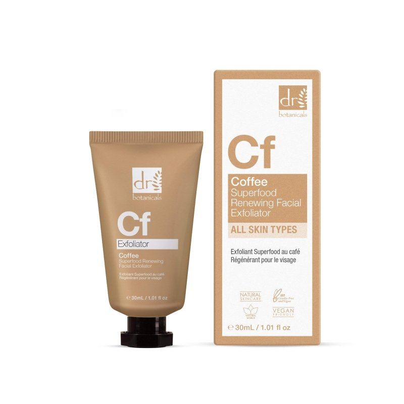 Coffee Superfood Renewing Facial Exfoliator with Physical & Chemical Exfoliation - skinChemists