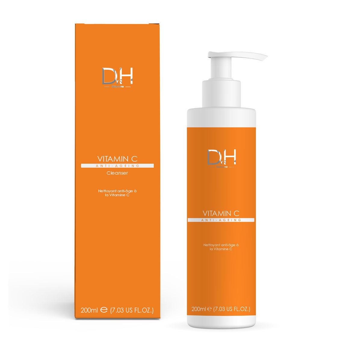 Nettoyant anti-âge à la vitamine C 200 ml
