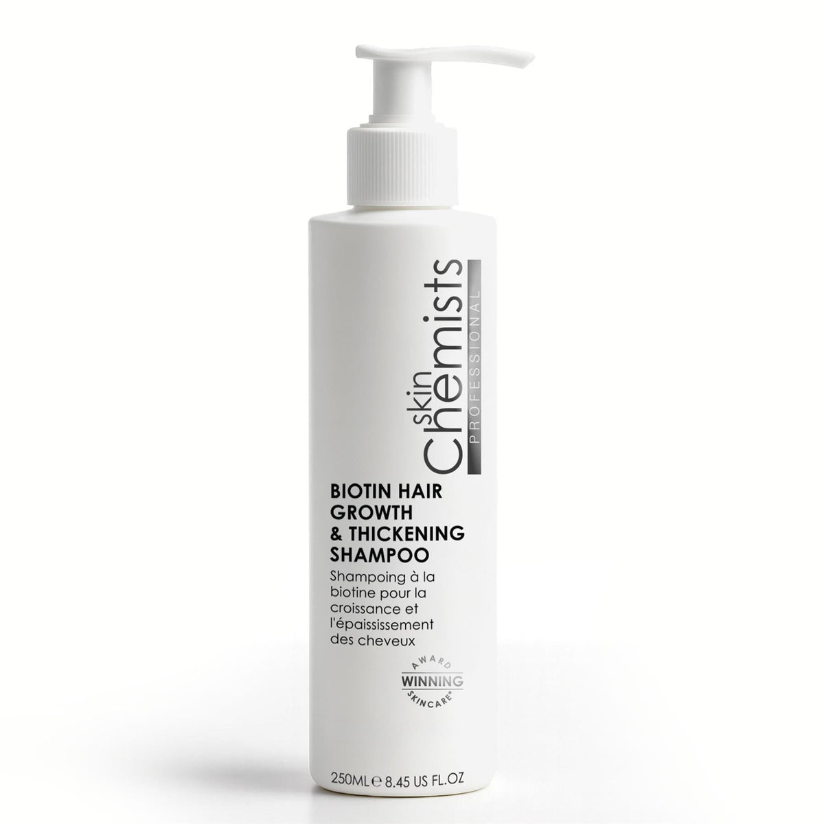 Champú de biotina para el crecimiento y el engrosamiento del cabello 250ml