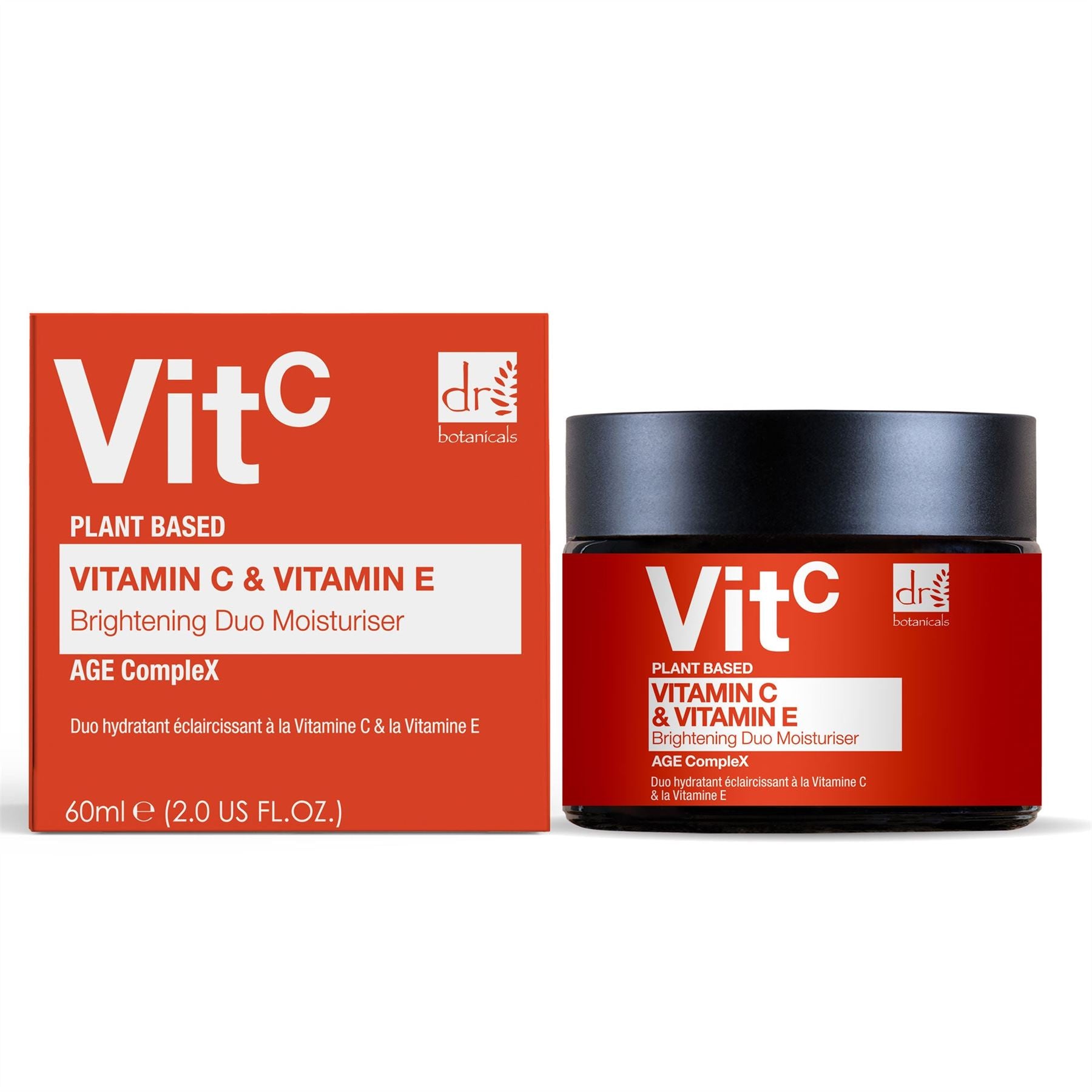 Soin hydratant duo éclaircissant à la vitamine C 1 % et à la vitamine E 60 ml