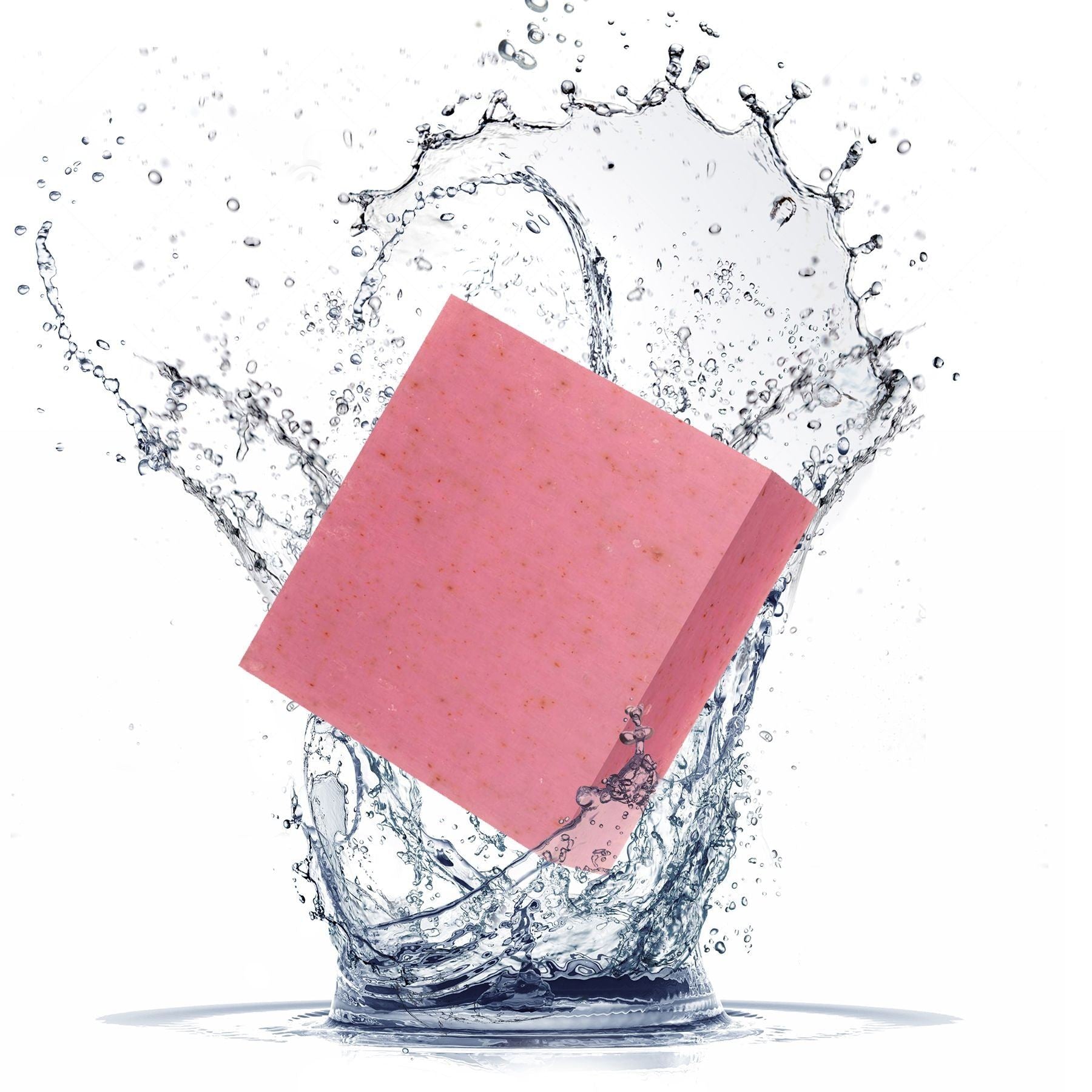 Savon nettoyant visage à la rose 100 g, lot économique de 2