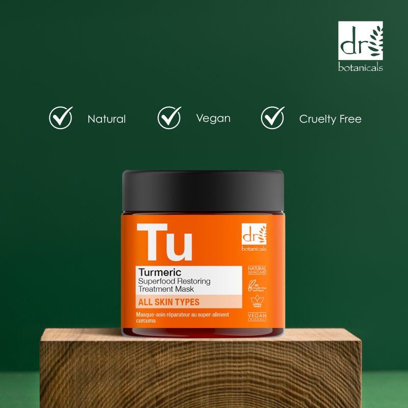 Masque de soin réparateur au curcuma (super-aliment) 60 ml