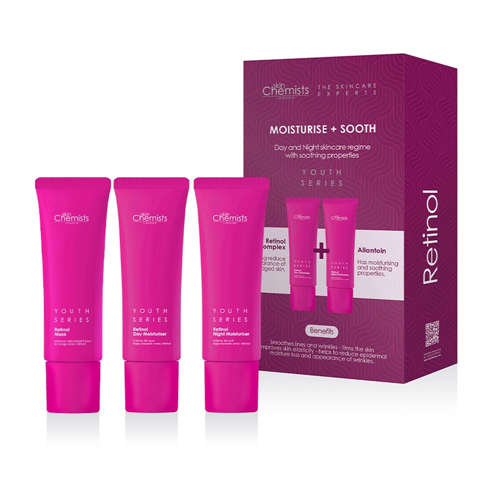 Kit Hydratant et Apaisant au Rétinol + Masque au Rétinol 50 ml offert