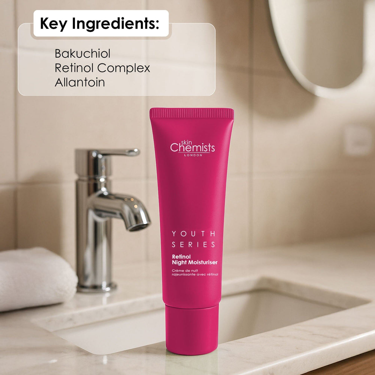 Youth Series 1% Retinol Night Moisturiser 50ml - skinChemists