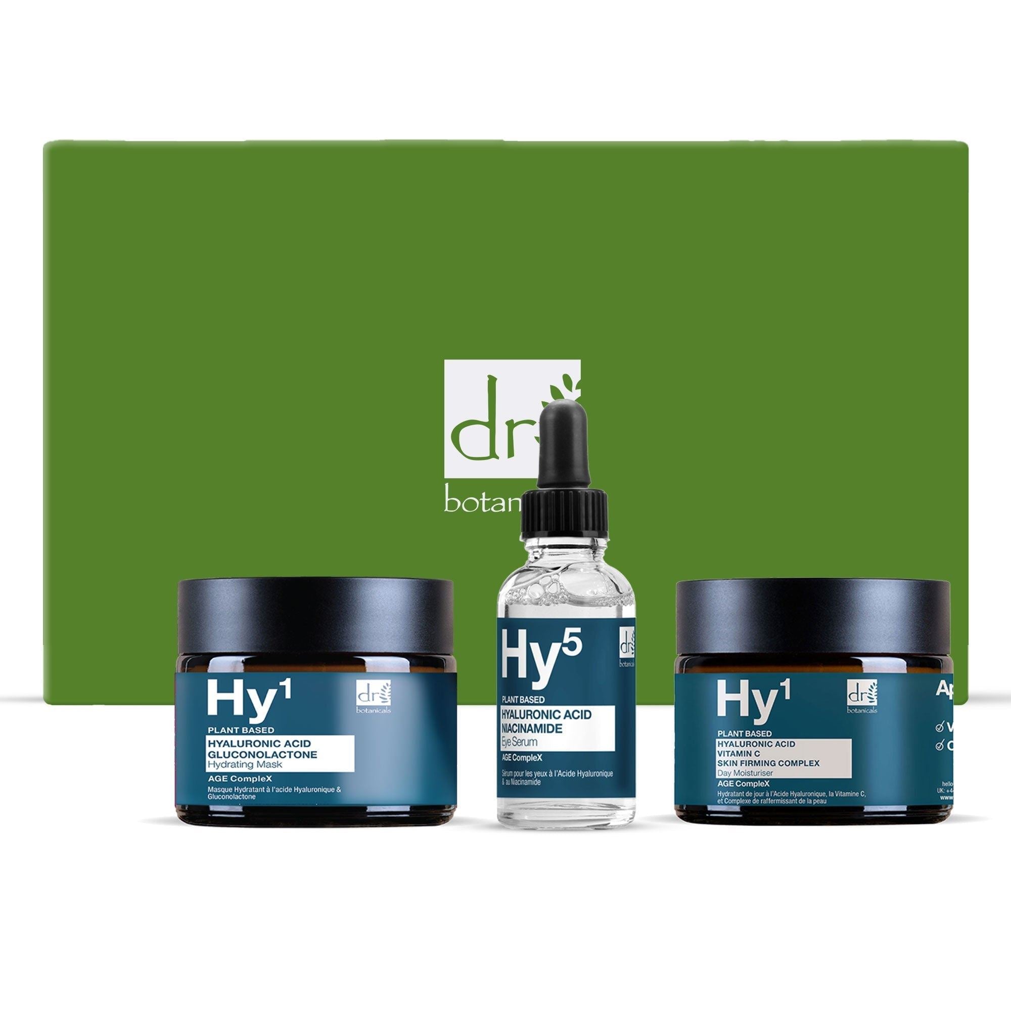 Coffret cadeau de soins anti-âge à l'acide hyaluronique