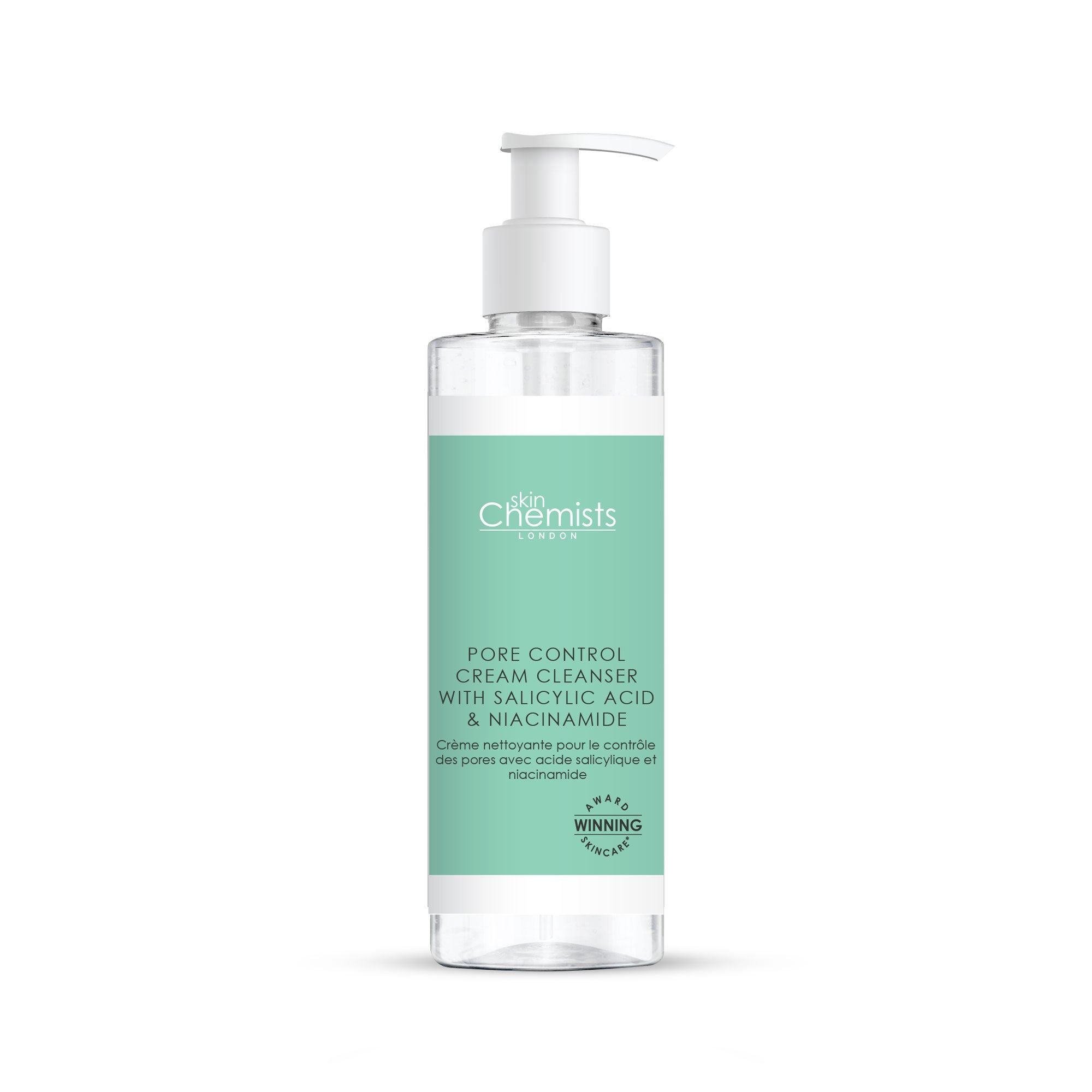 Crème nettoyante pour le contrôle des pores à l'acide salicylique et à la niacinamide 200 ml