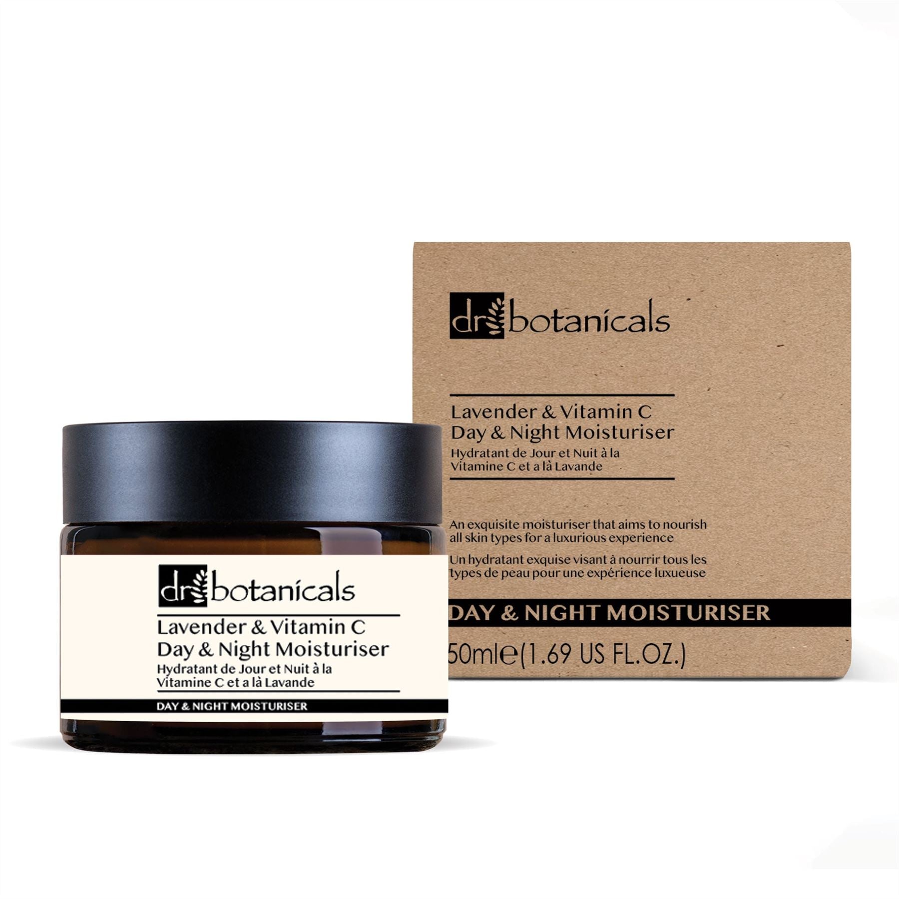 Crème hydratante jour et nuit à la lavande et à la vitamine C 50 ml
