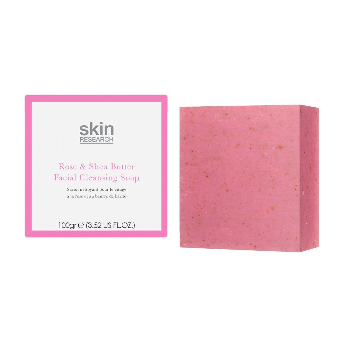 Pain nettoyant visage à la rose de Provence 100 g