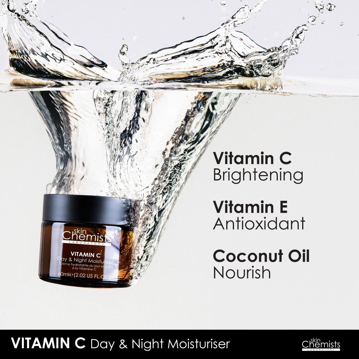 Crème de jour éclaircissante à la vitamine C 60 ml
