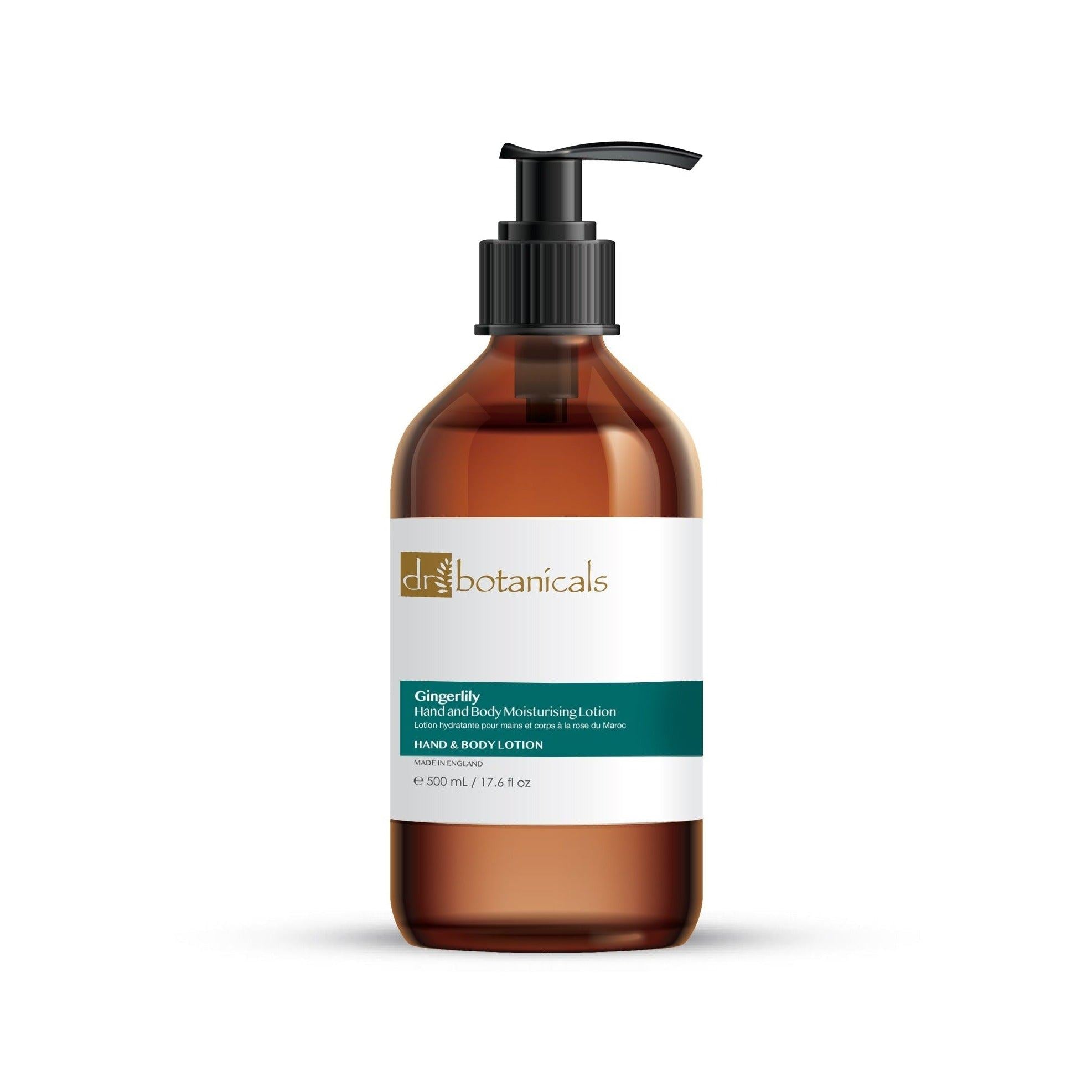 Lotion hydratante mains et corps Gingerlily 500 ml - Pack économique de 2
