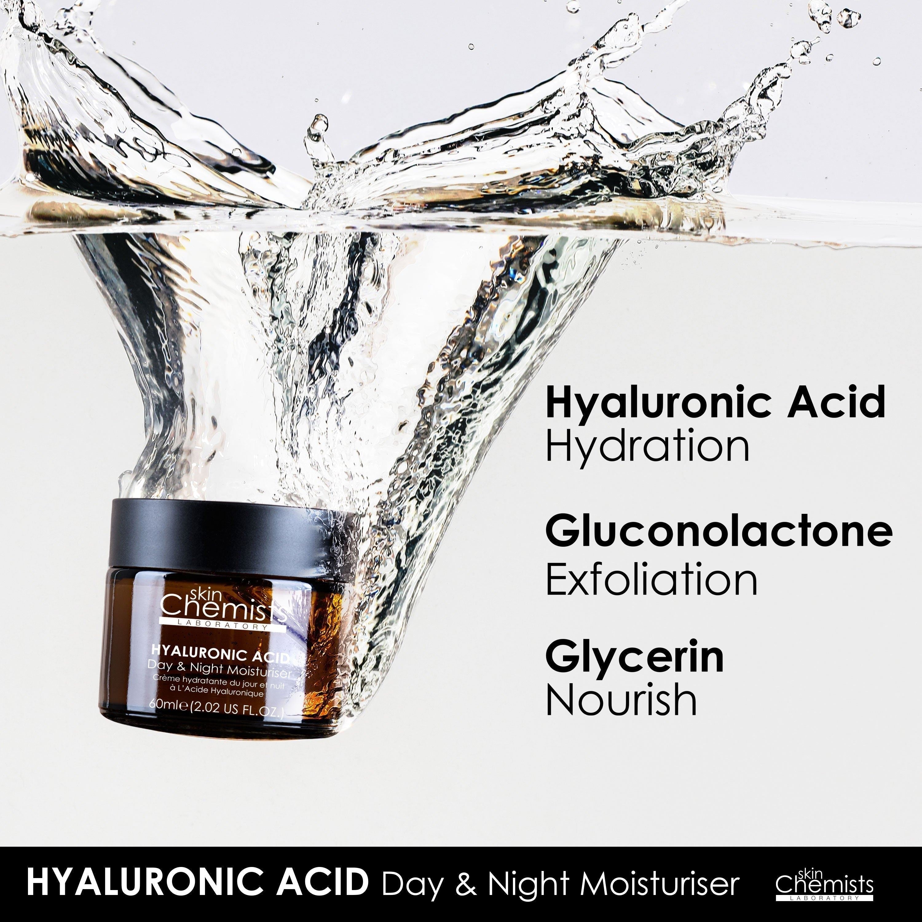 Crème de jour à l'acide hyaluronique 60 ml
