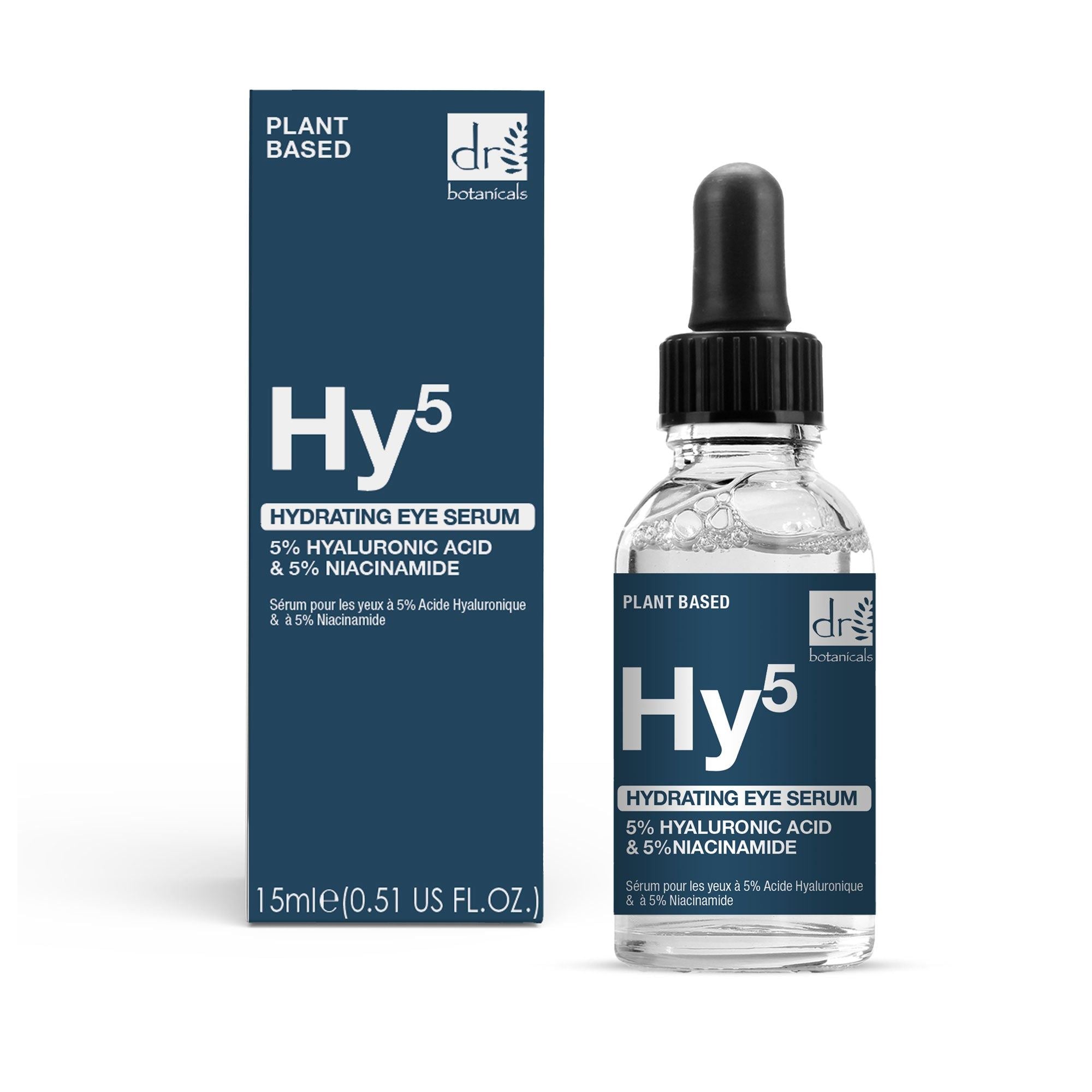 Kit de soin hydratant de jour et sérum contour des yeux à l'acide hyaluronique anti-âge
