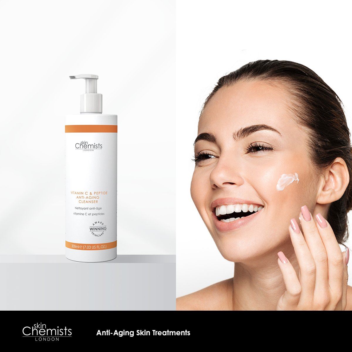 Vitamin C & Peptide Cleanser 200ml - skinChemists