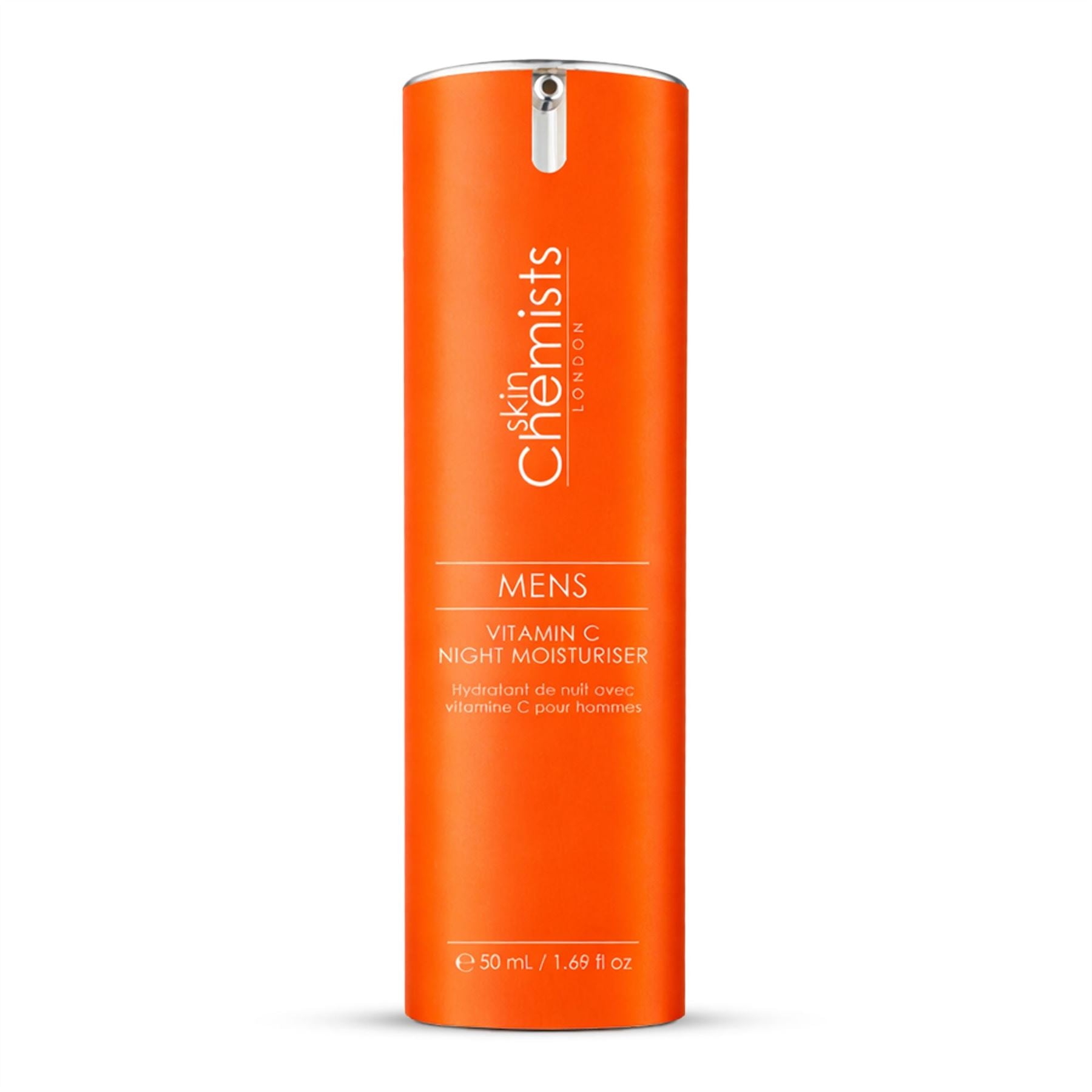Crème de nuit hydratante à la vitamine C pour hommes 50 ml