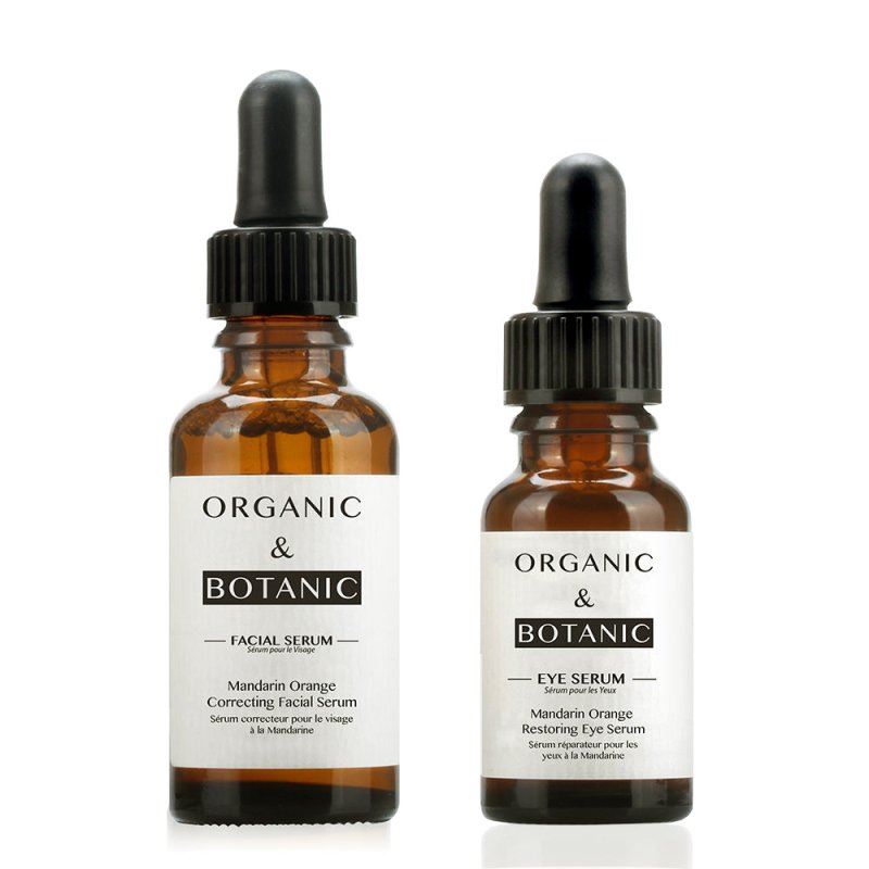 Mandarin Orange Restorative Eye Serum + Mandarin Orange Correcting Facial Serum - skinChemists