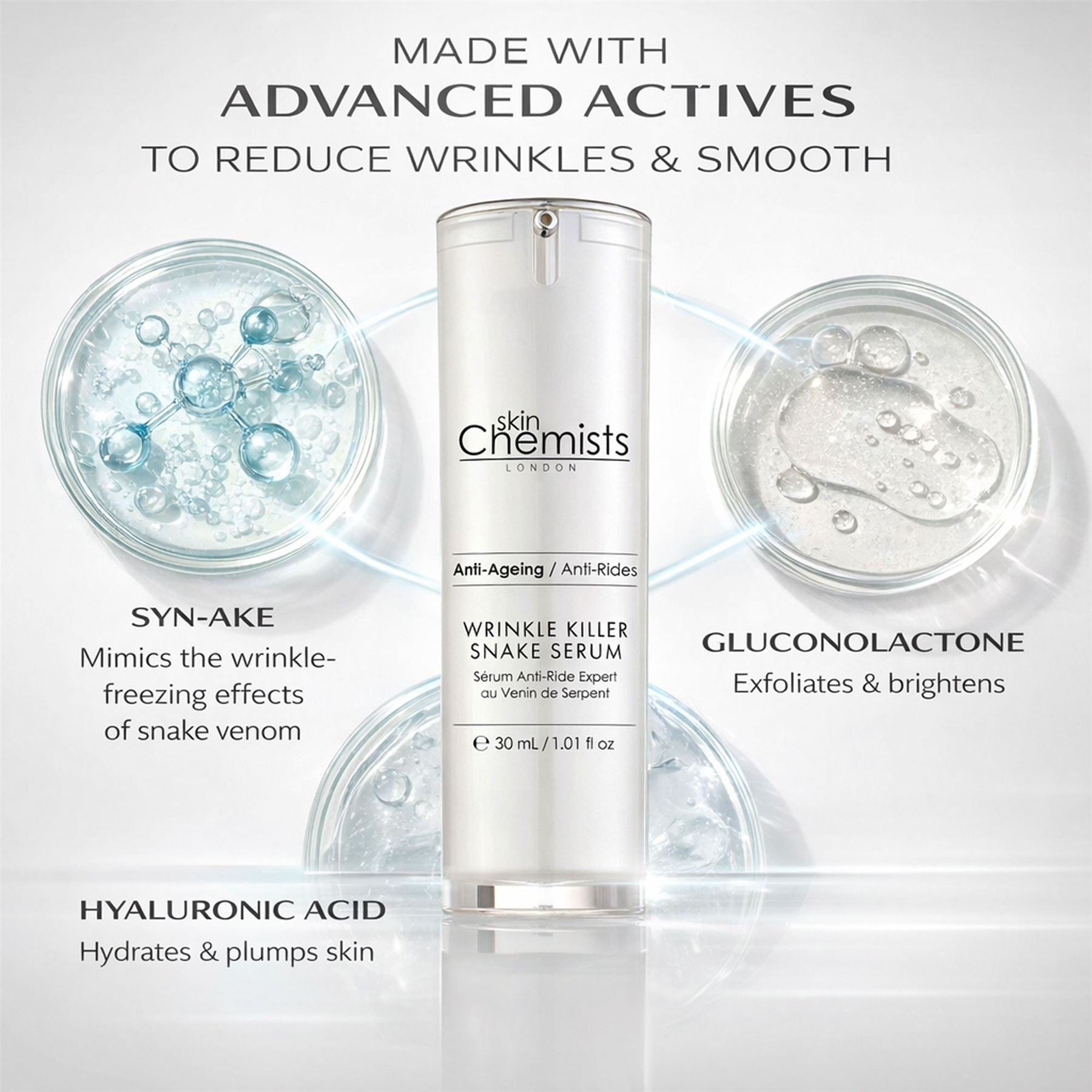 Sérum anti-rides au serpent 30 ml