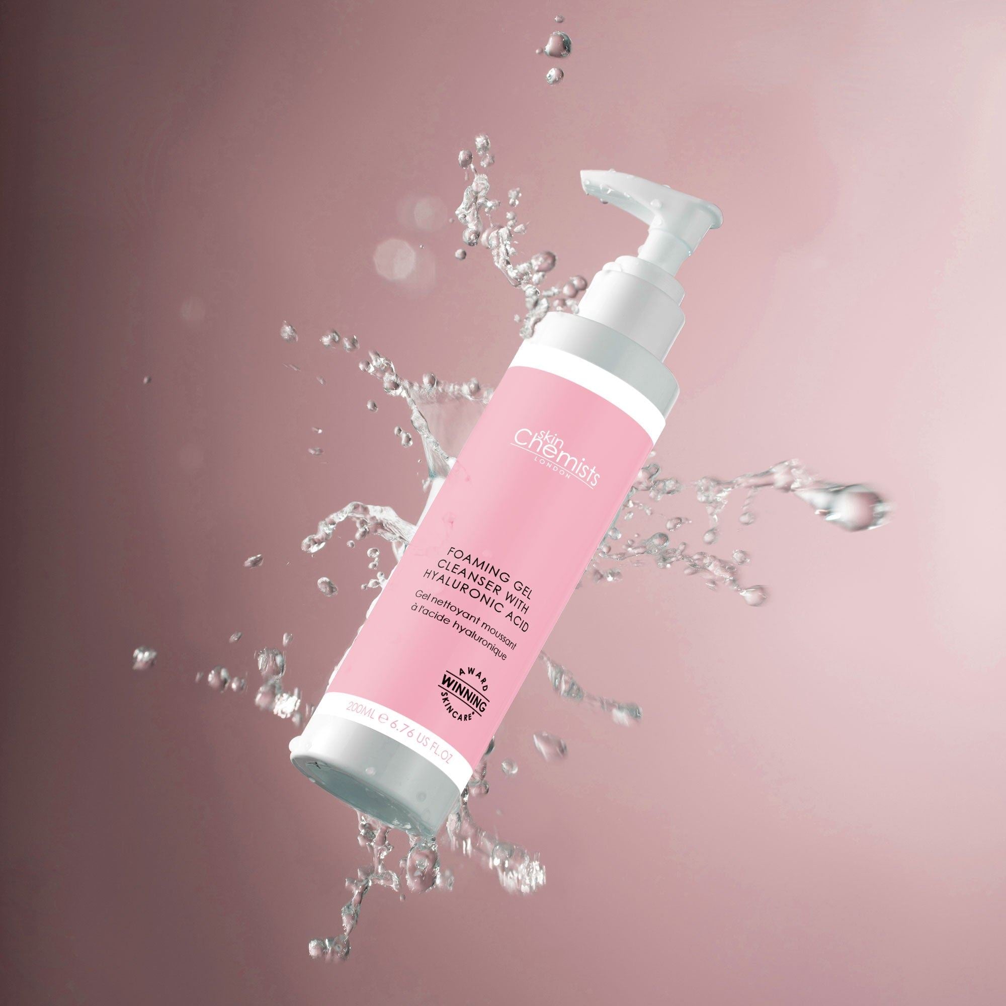 Gel nettoyant moussant à l'acide hyaluronique 200 ml