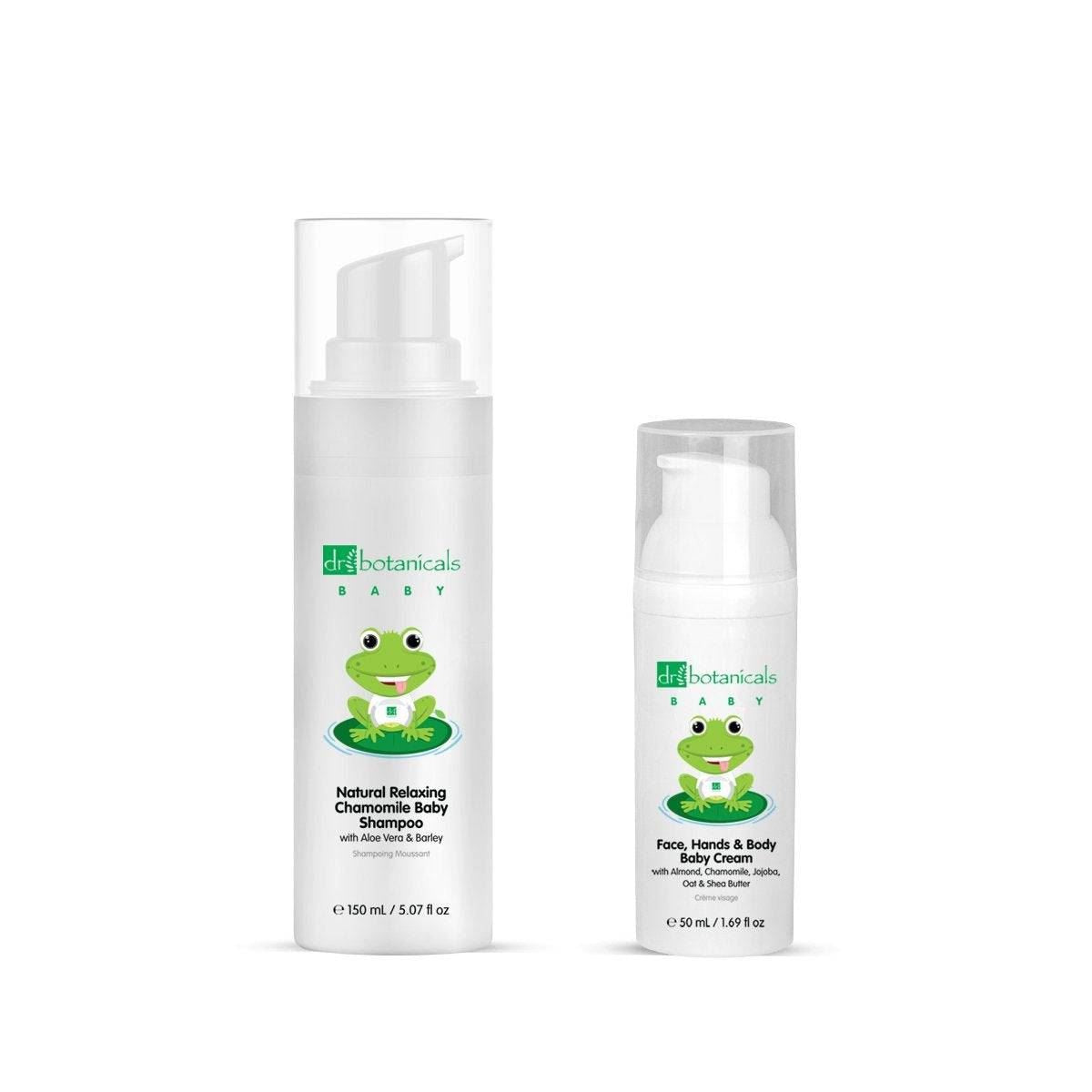 Kit de bain moussant et de crème pour bébé