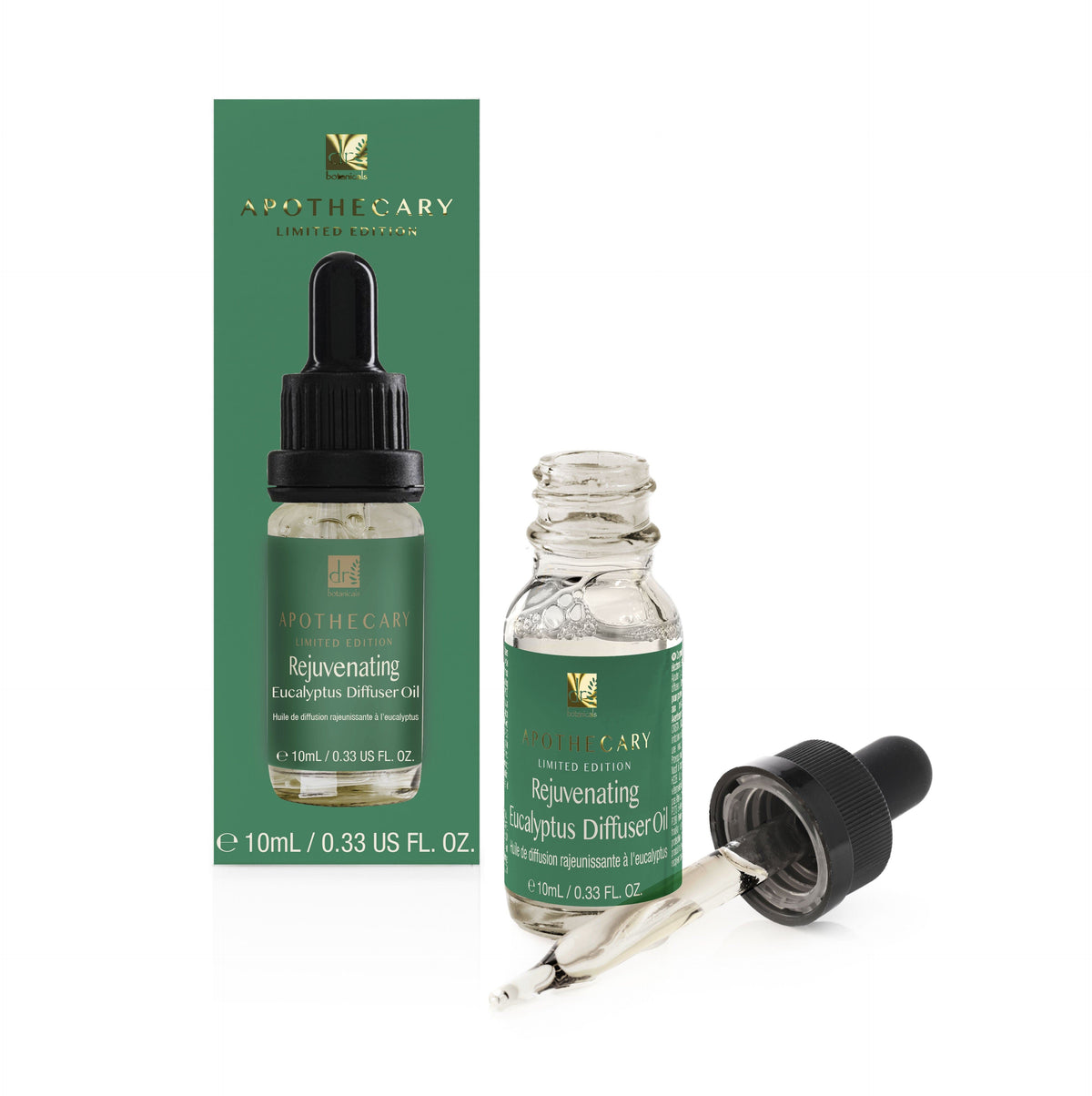 Dr Botanicals Premium 5 In 1 Aromatherapy Rejuvenating Eucalyptus + Captivating Rose Diffuser Kit - skinChemists