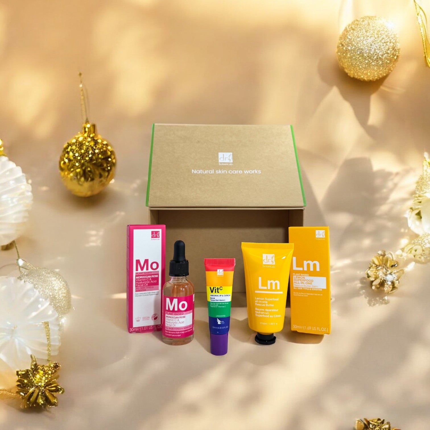 Coffret cadeau d'été de soins de la peau vegan best-sellers