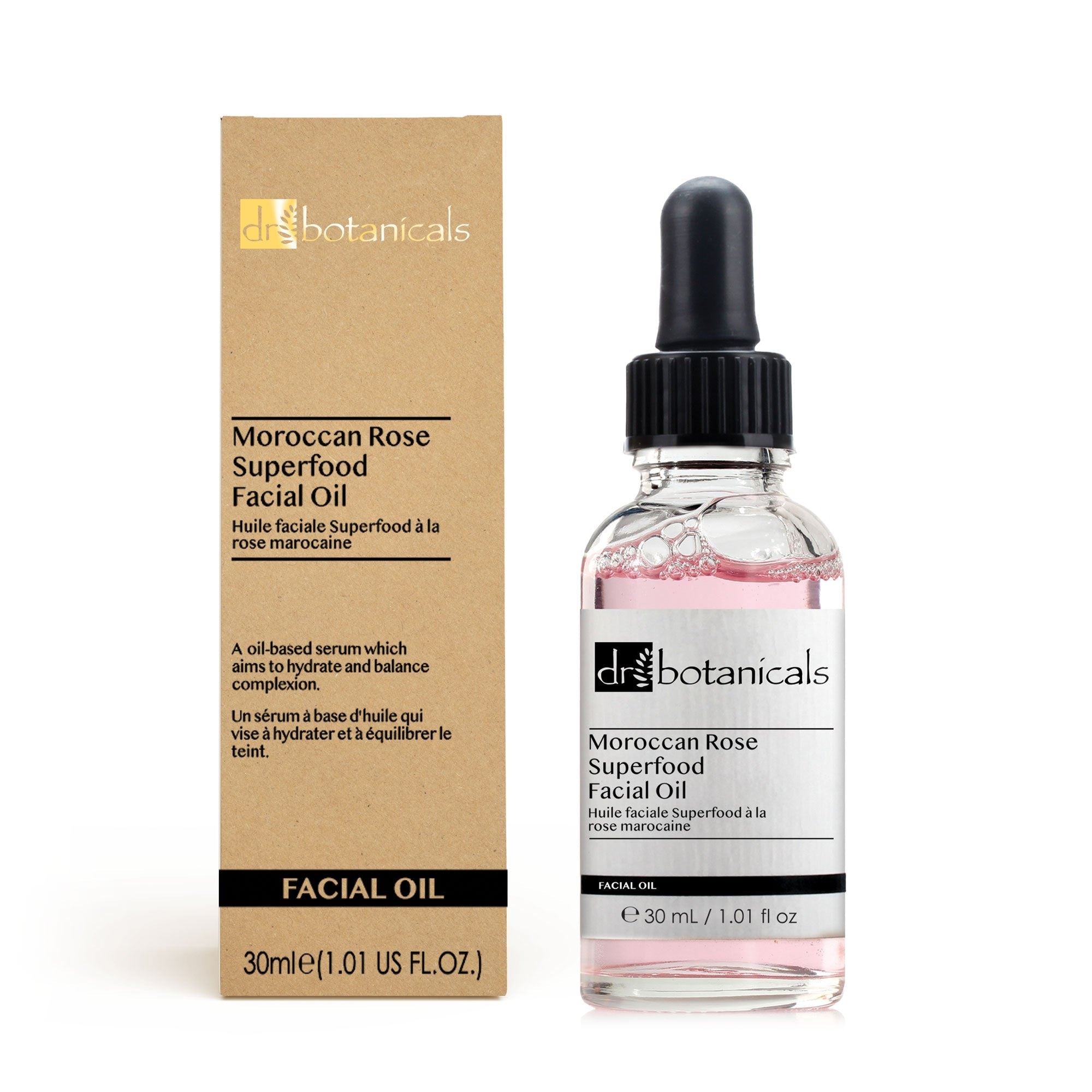 Huile visage superalimentaire à la rose marocaine 30 ml