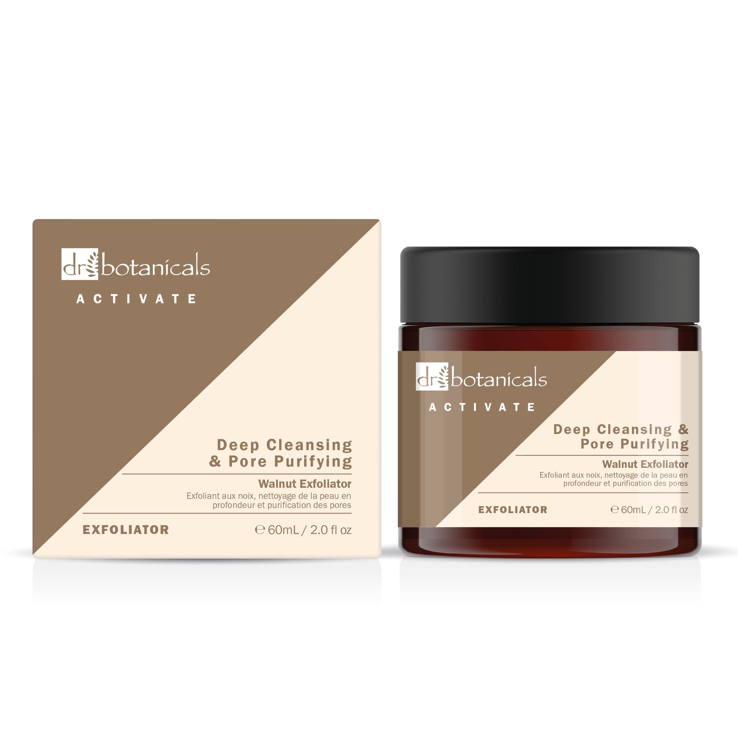 Activateur Exfoliant Purifiant et Nettoyant Profond aux Noix 60 ml - Pack Économique de 2