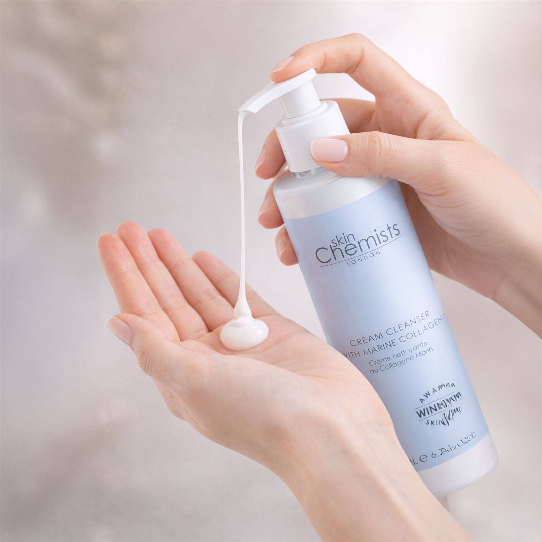 skinChemists Anti-Ageing Foaming Gel Cleanser with Marine Collagen 200ml