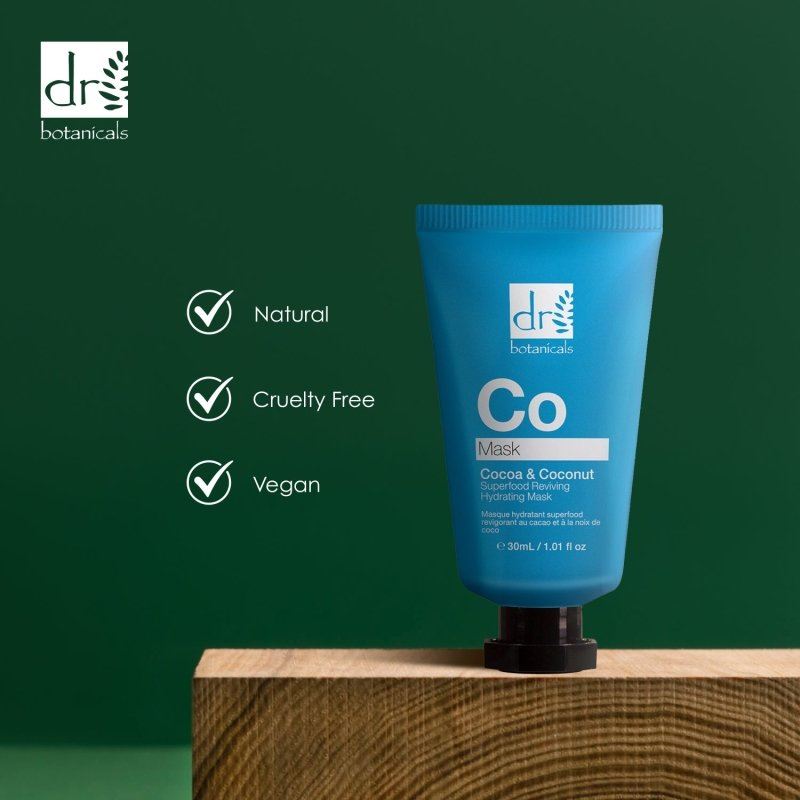 Kakao- &amp; Kokosnuss-Superfood-Revitalisierende Feuchtigkeitsmaske 30 ml