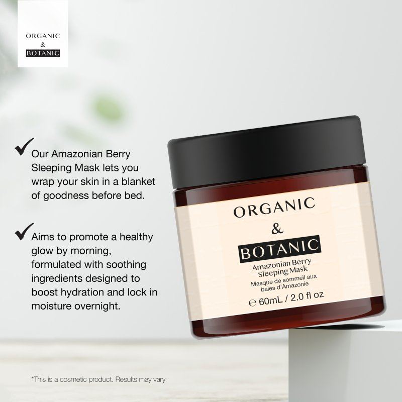 Schlafmaske mit Amazonasbeerenextrakt, 60 ml
