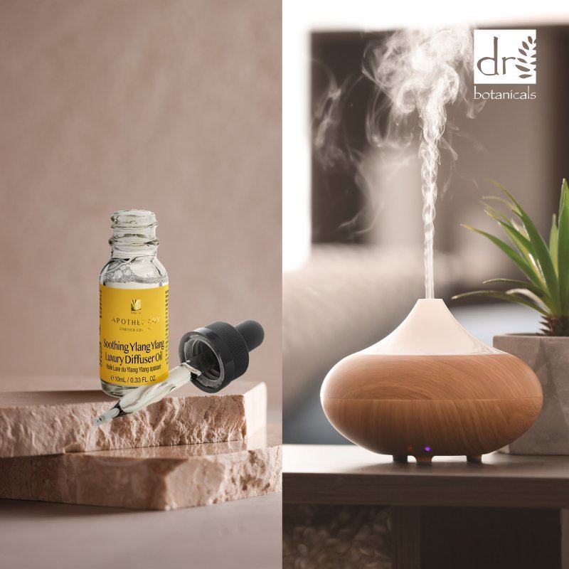 Huile pour diffuseur de luxe apaisante à l'ylang-ylang, 10 ml, lot de 2 à prix avantageux