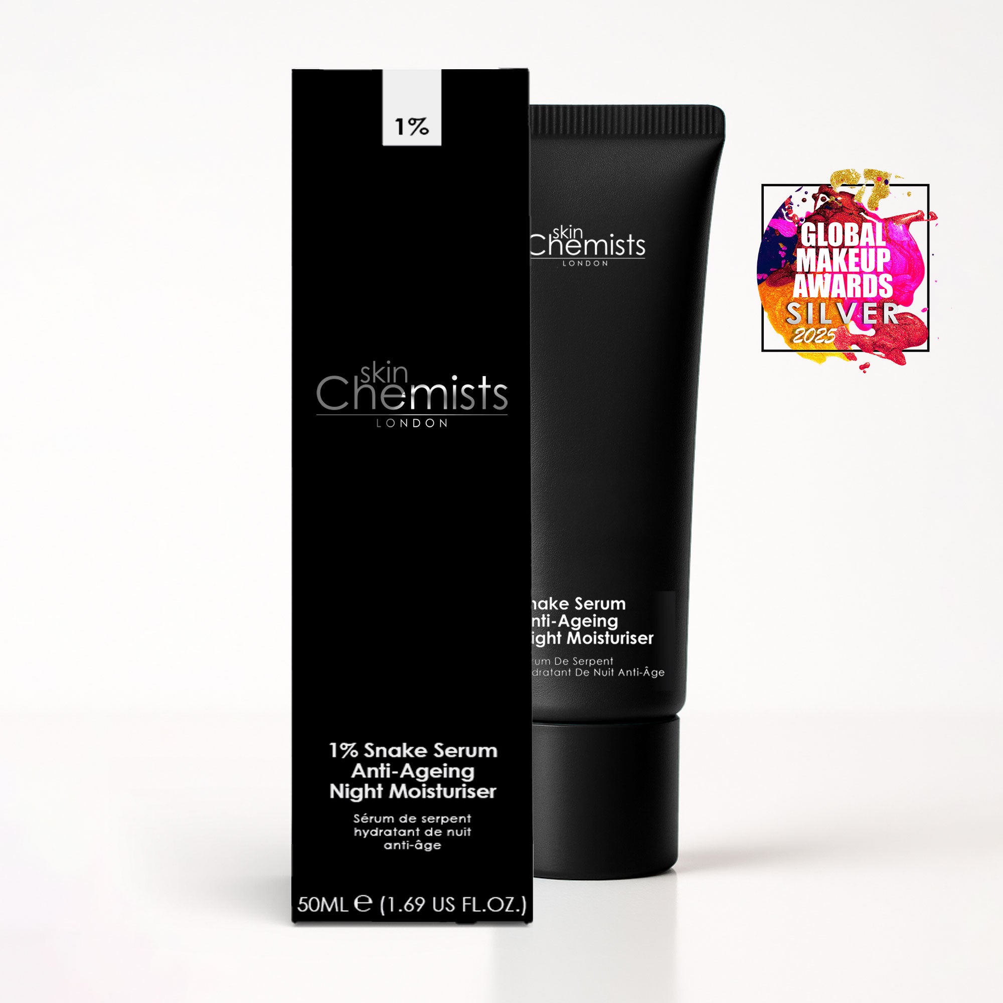 SkinChemists Soin de nuit anti-âge au venin de serpent 50 ml