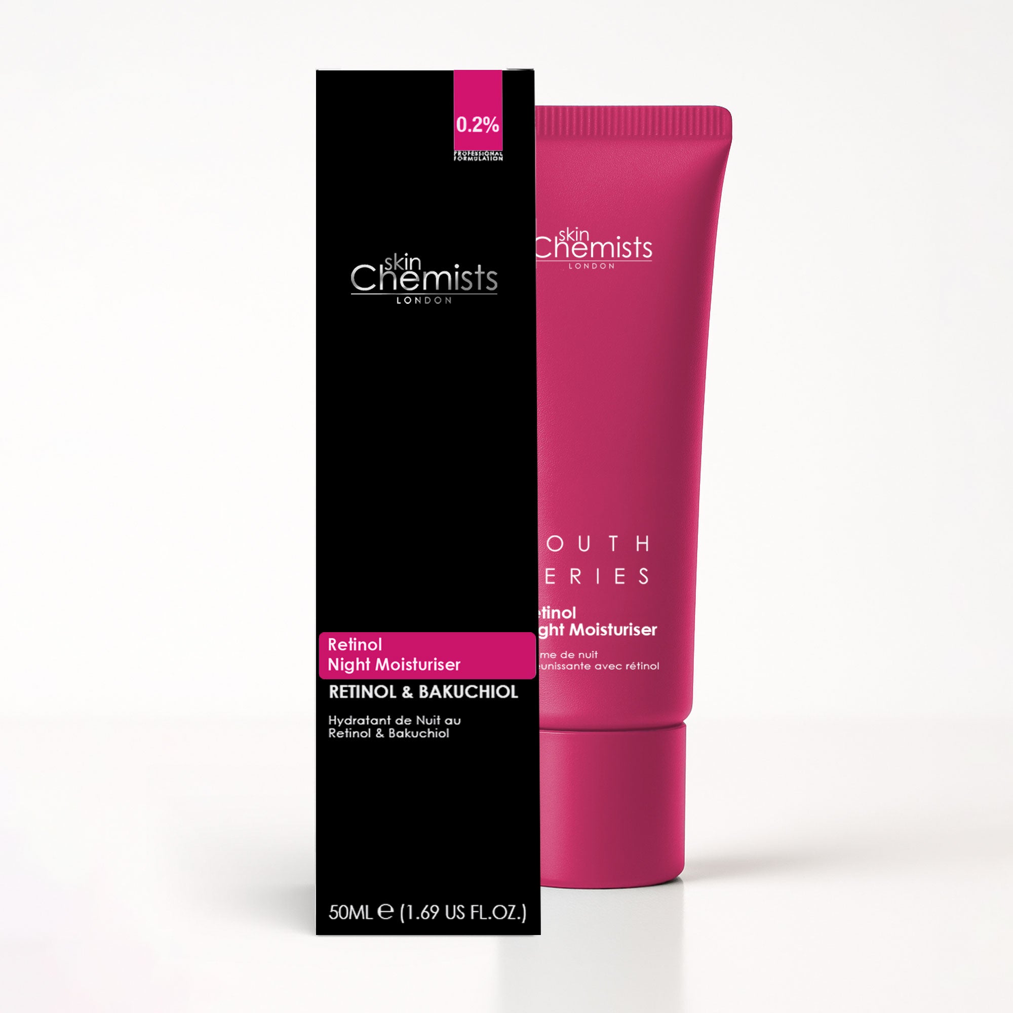 SkinChemists Crème de nuit anti-âge au rétinol et au bakuchiol 50 ml