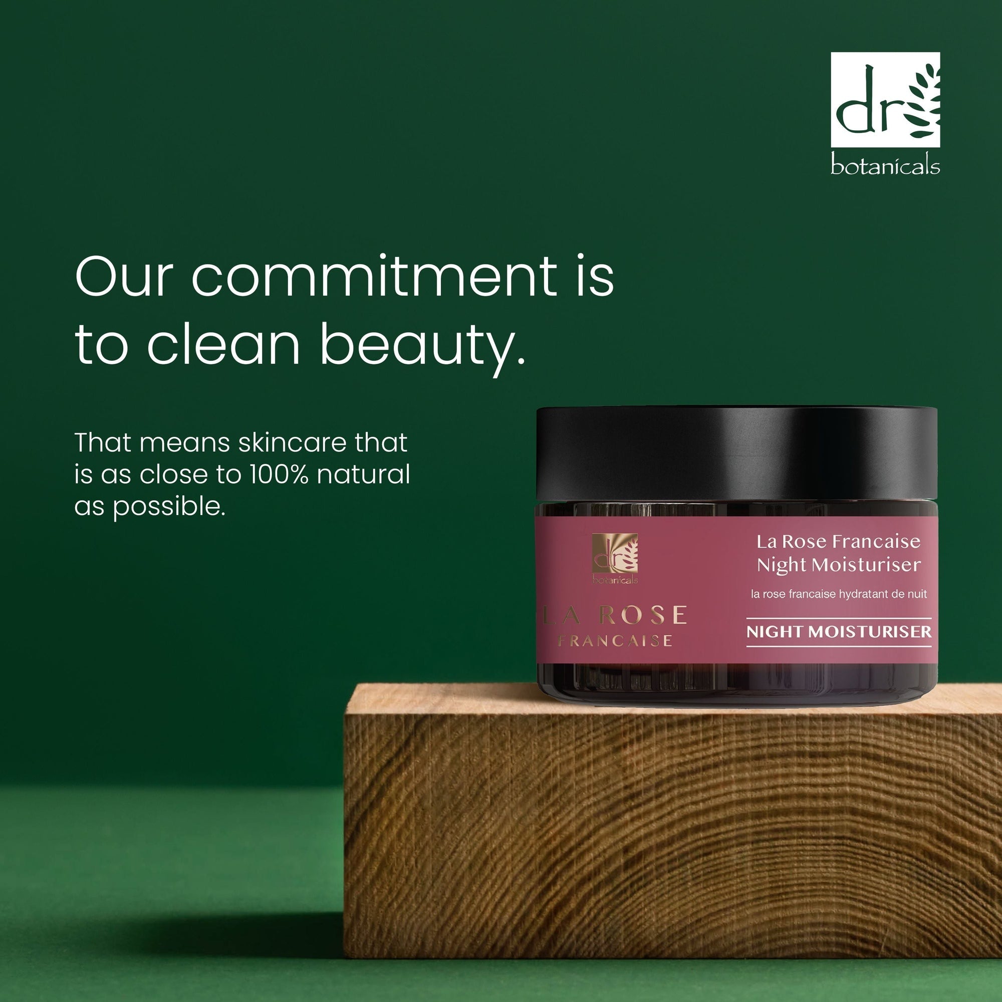 La Rose Française Crème Hydratante de Nuit 50 ml x 2 Duo Pack