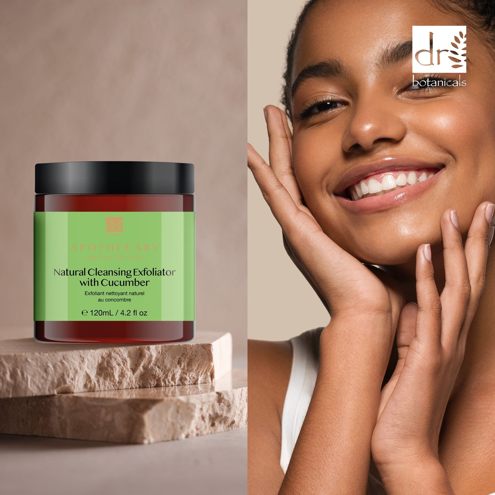 Exfoliant nettoyant naturel au concombre 120 ml