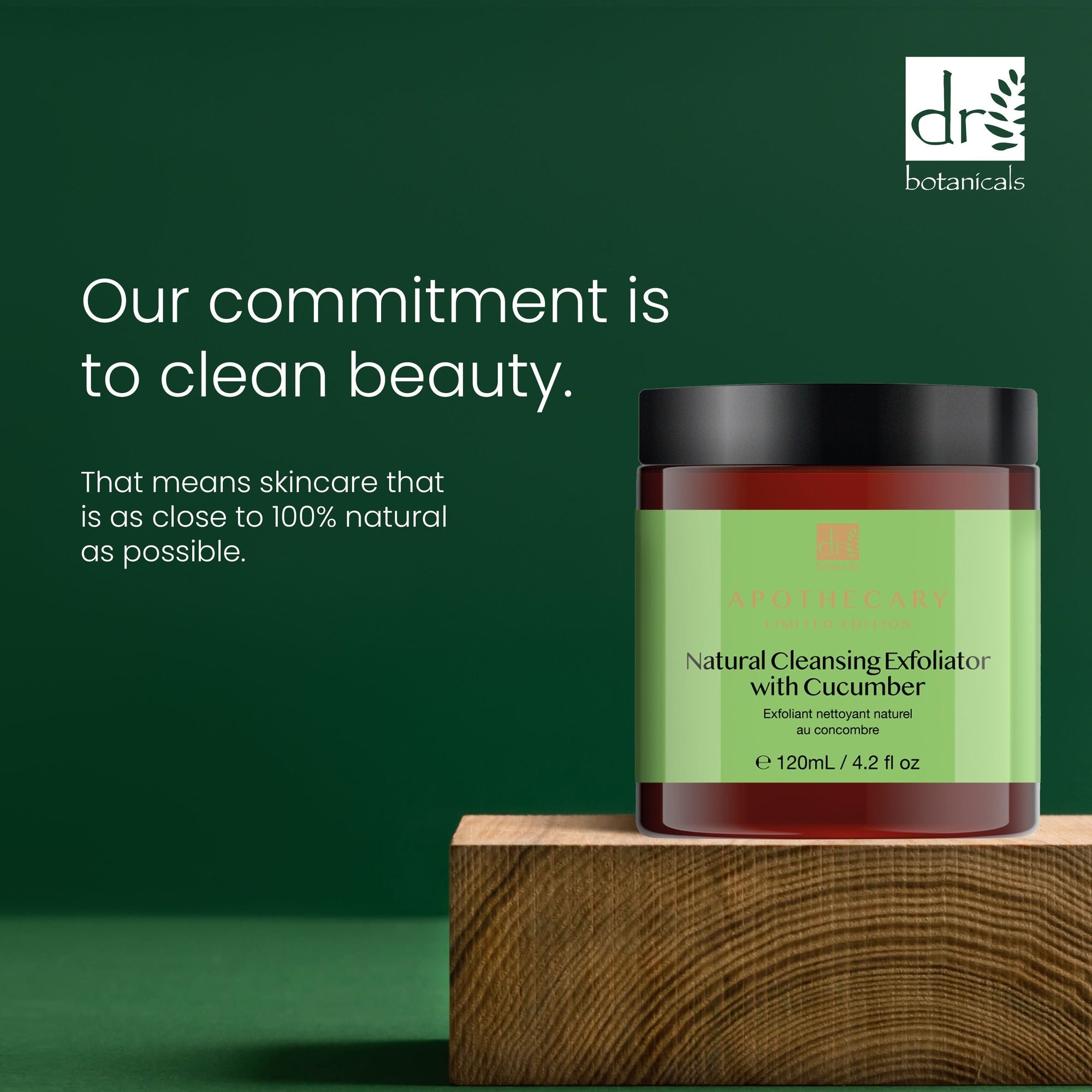 Exfoliant nettoyant naturel au concombre 120 ml