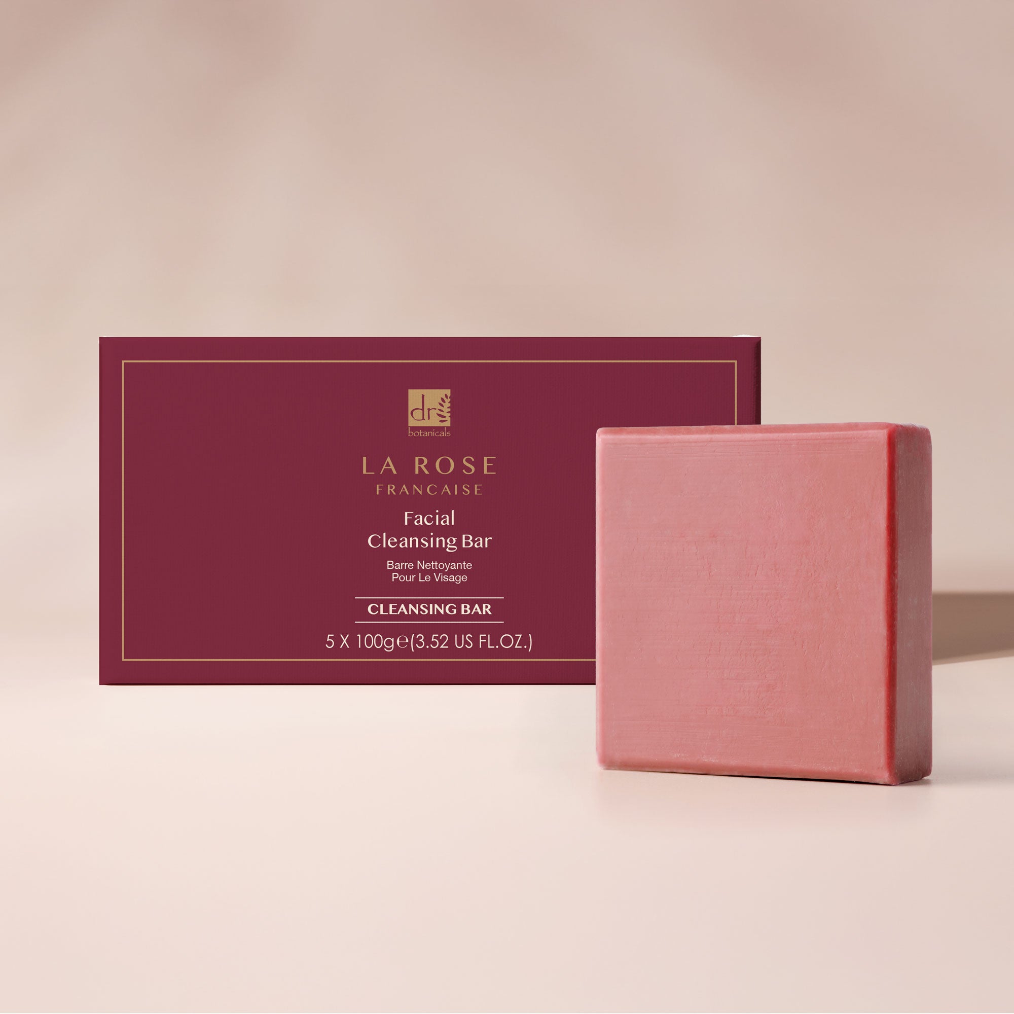 La Rose Française Facial Cleansing Bar (Pack of 5) 100g x 5